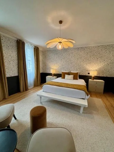 Bedroom, Bed in La suite