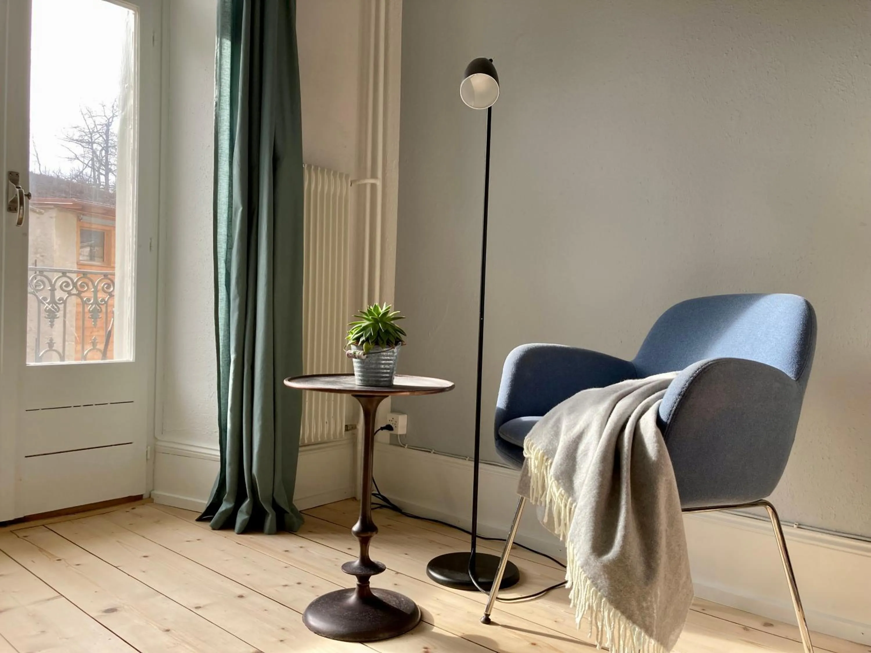 Communal lounge/ TV room in B&B La Scala