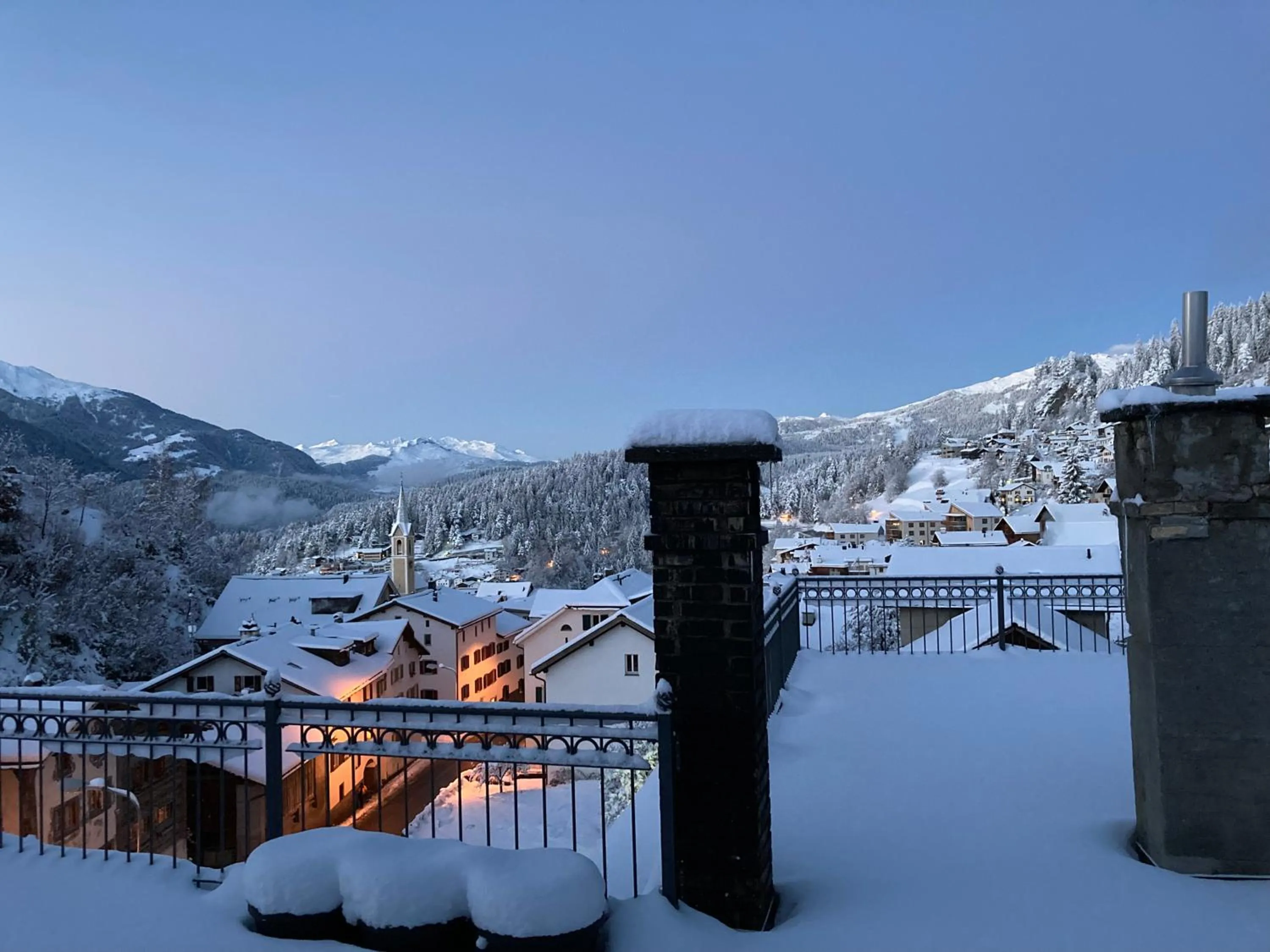 Mountain view in B&B La Scala