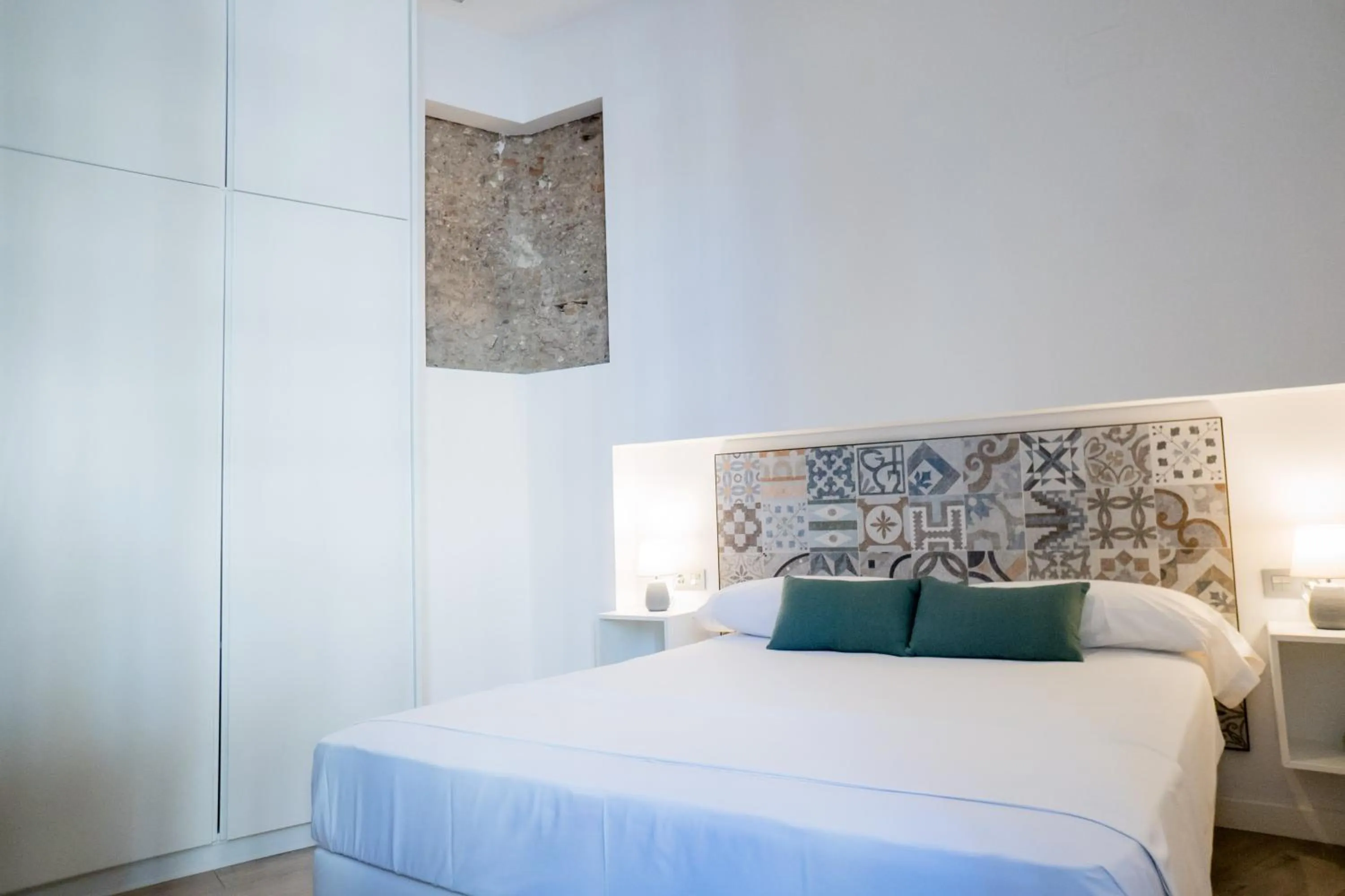 Bed in Casa Palacio La Casa Blanca Suites