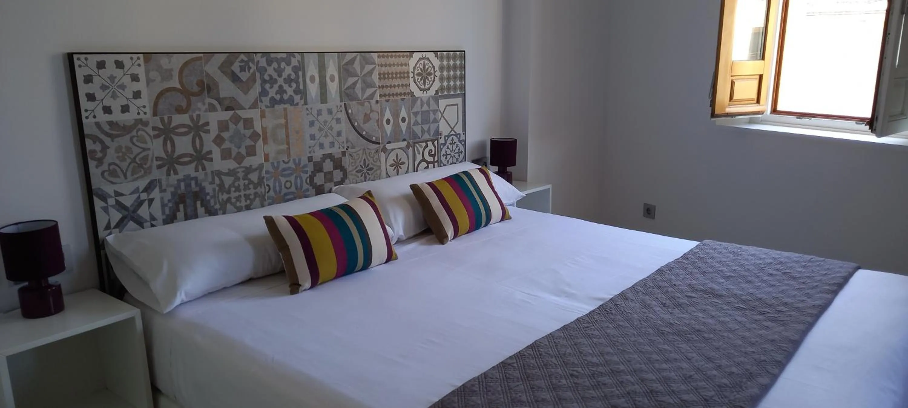 Bed in Casa Palacio La Casa Blanca Suites