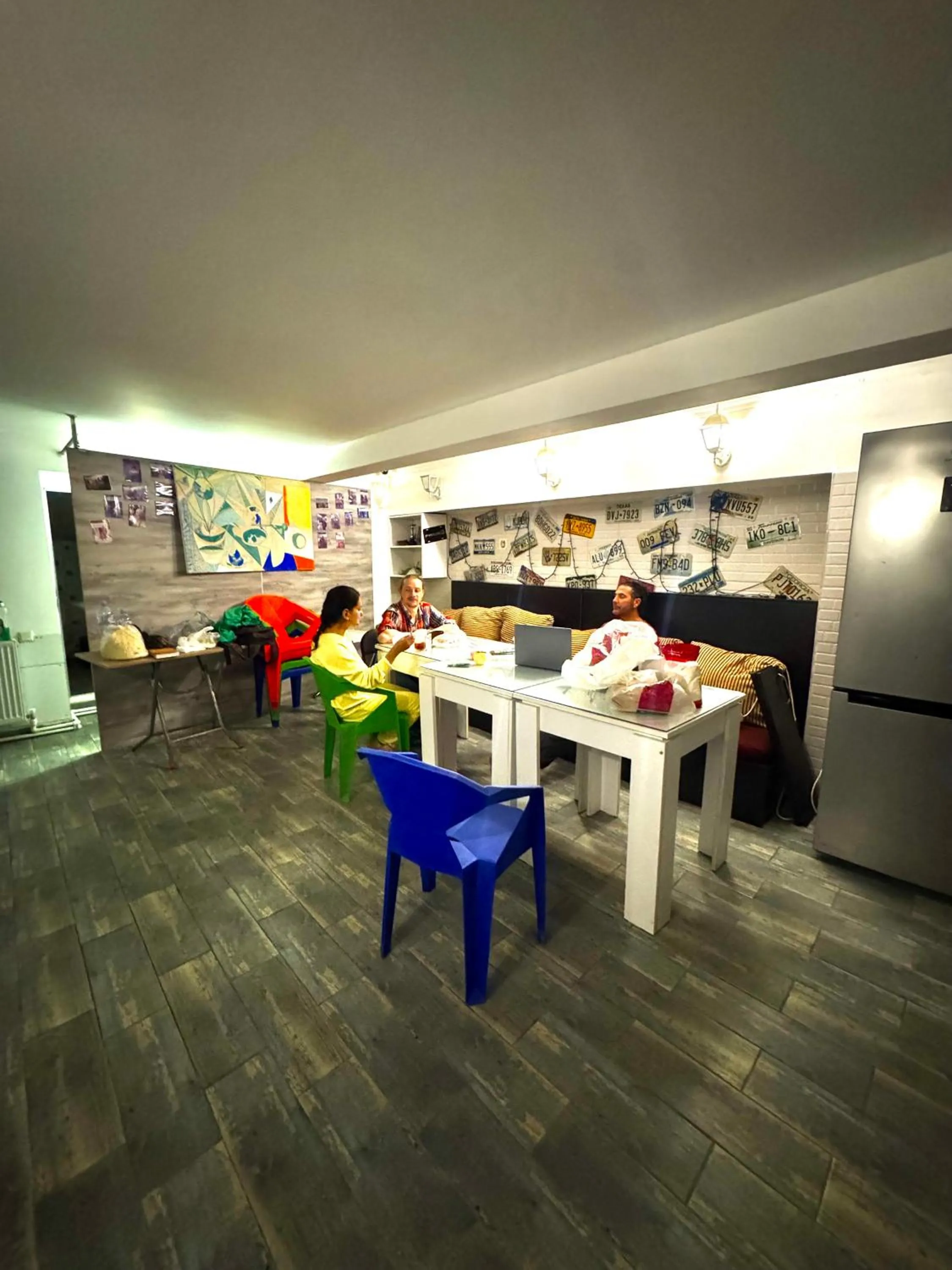 Kitchen or kitchenette in Hostel VOYAGE