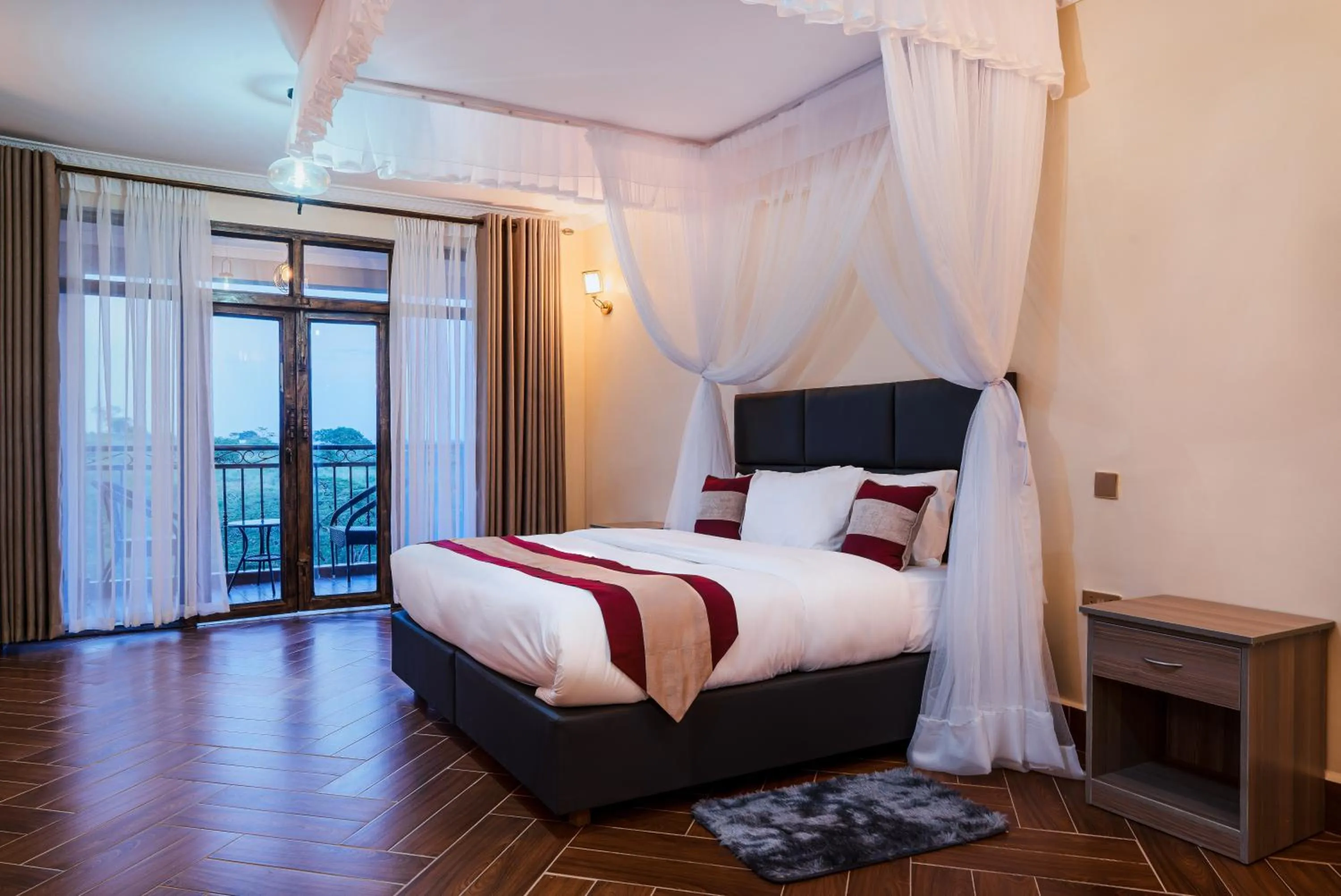 Bed in Olsupat Lodge