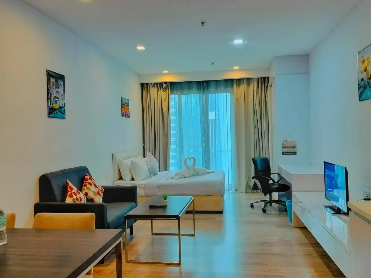 TV and multimedia, Bed in Oneiro One Bukit Ceylon