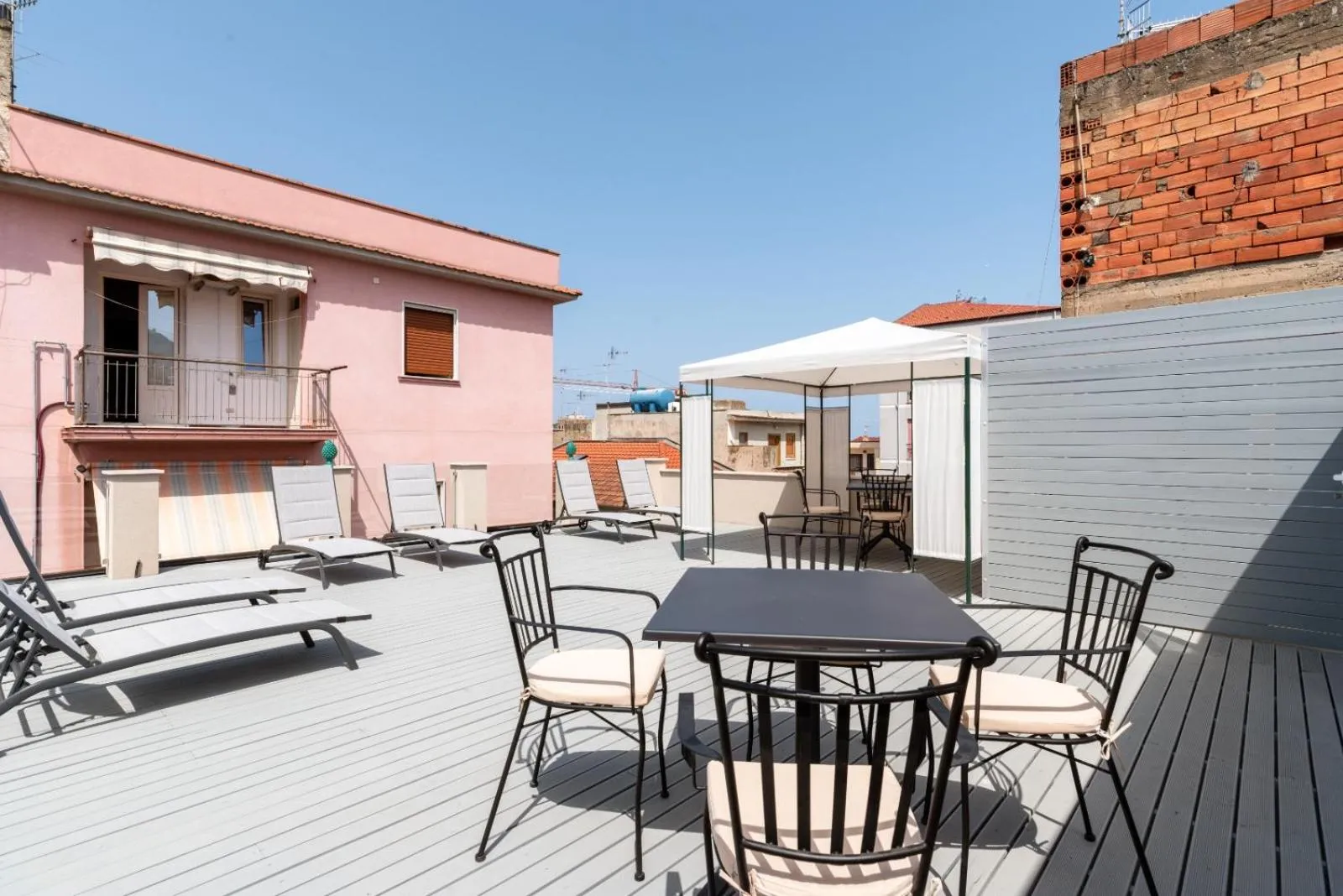 Balcony/Terrace in Affittacamere L'Eolie