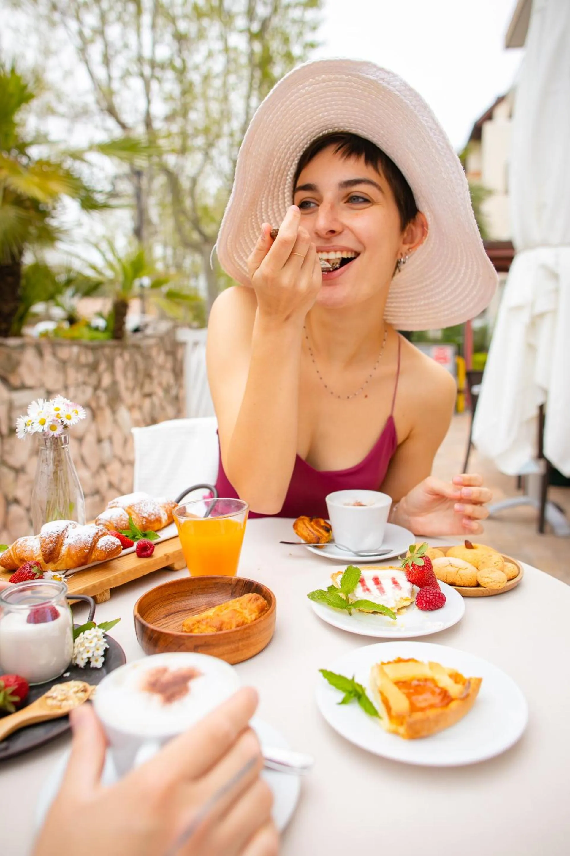 Continental breakfast in New Bristol Sport Hotel