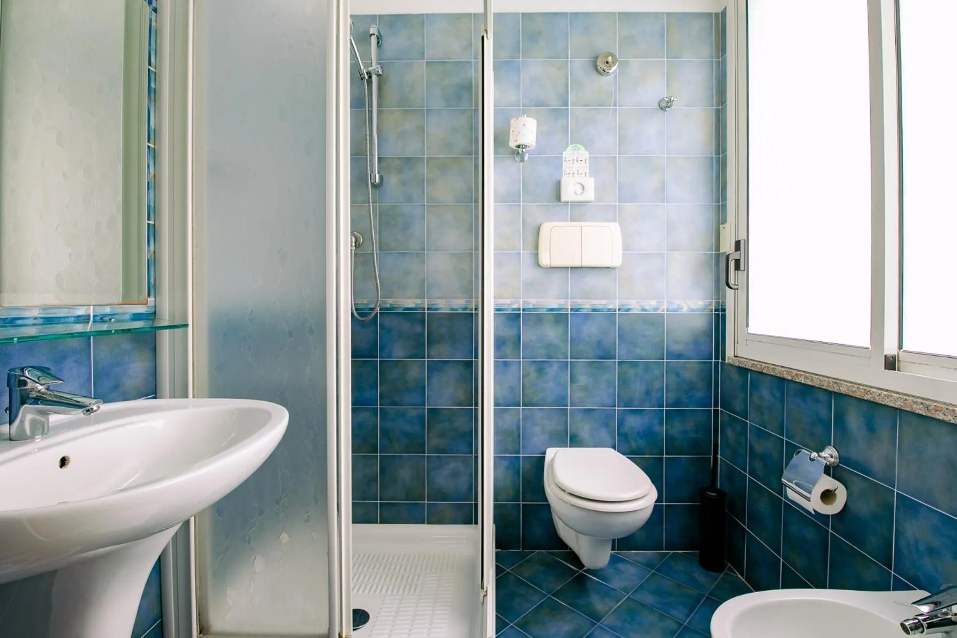 Shower in New Bristol Sport Hotel