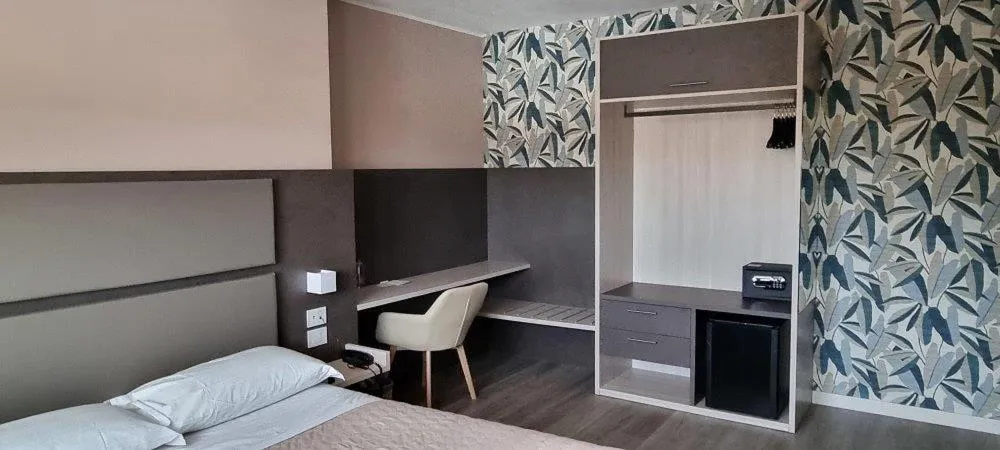 Bed in Art Hotel Udine
