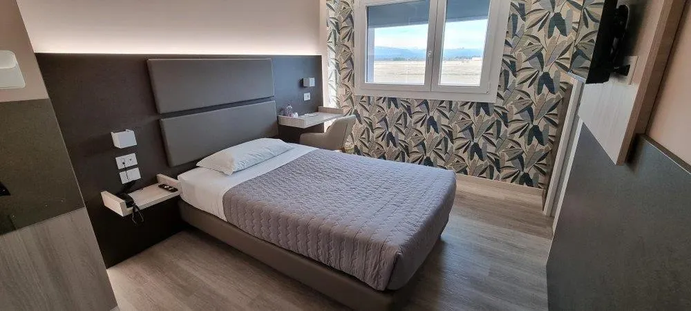 Bed in Art Hotel Udine