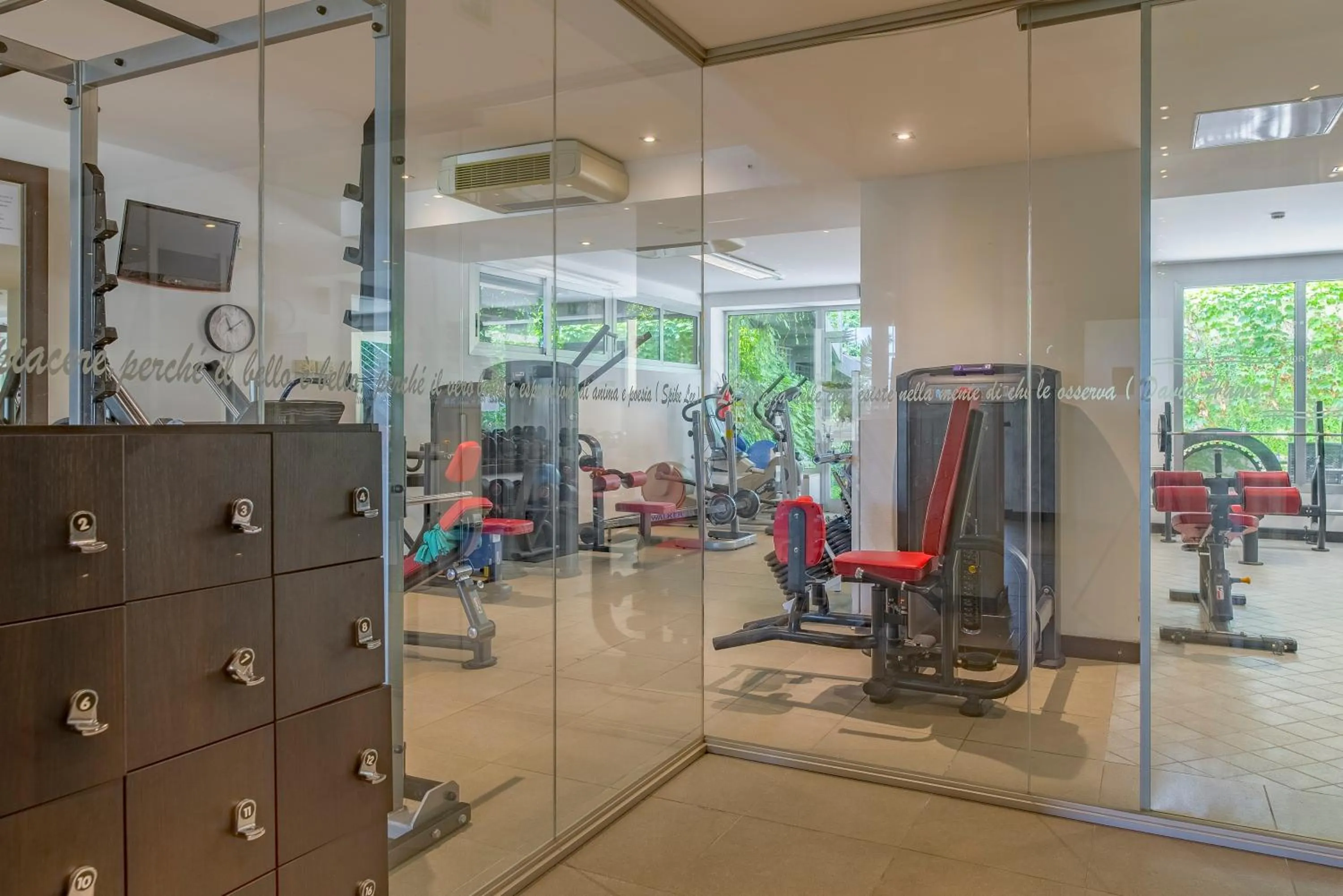 Fitness centre/facilities in Hotel Garden Lido