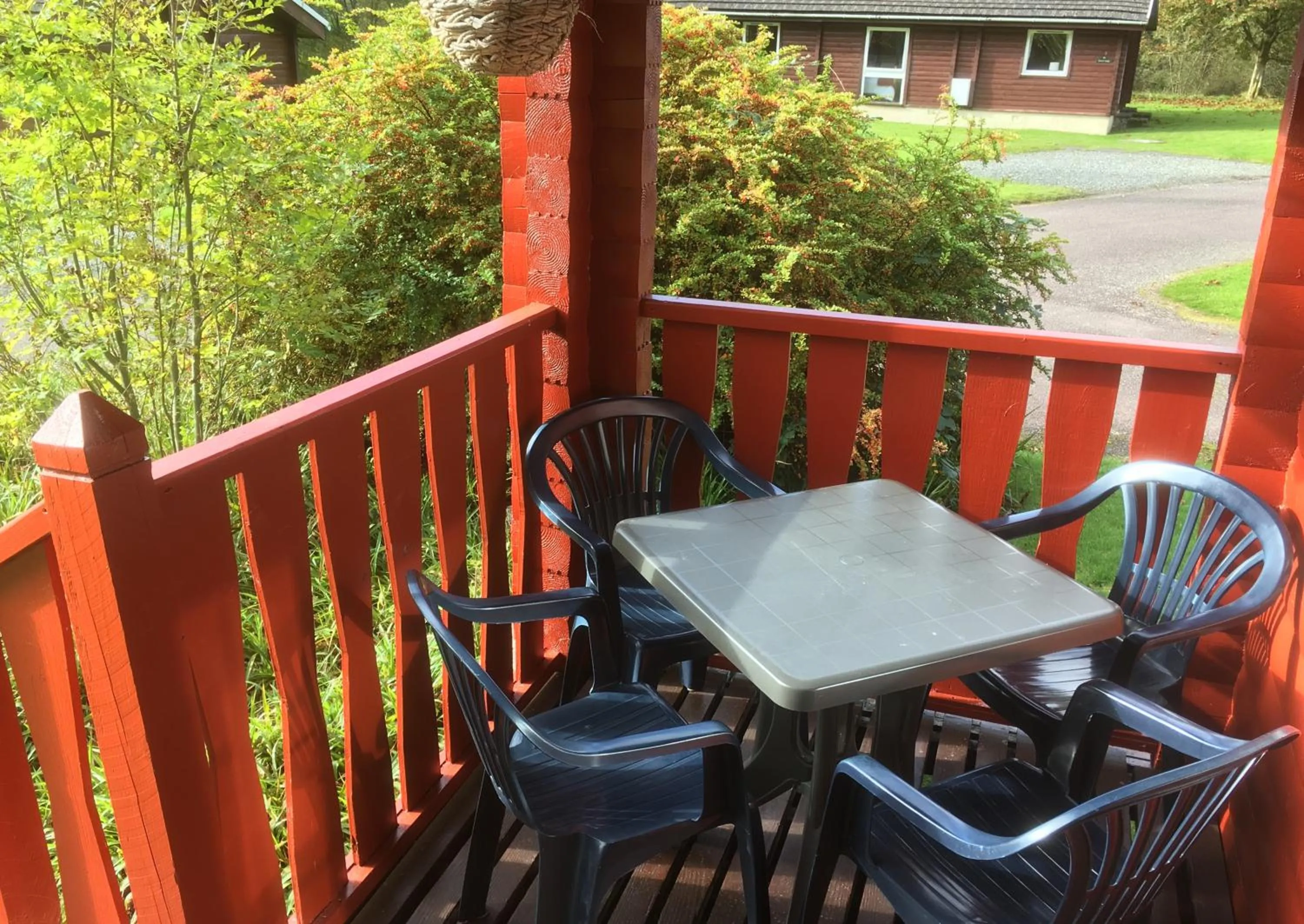 Facade/entrance in Pucks Glen Lodges, Rashfield, by Dunoon
