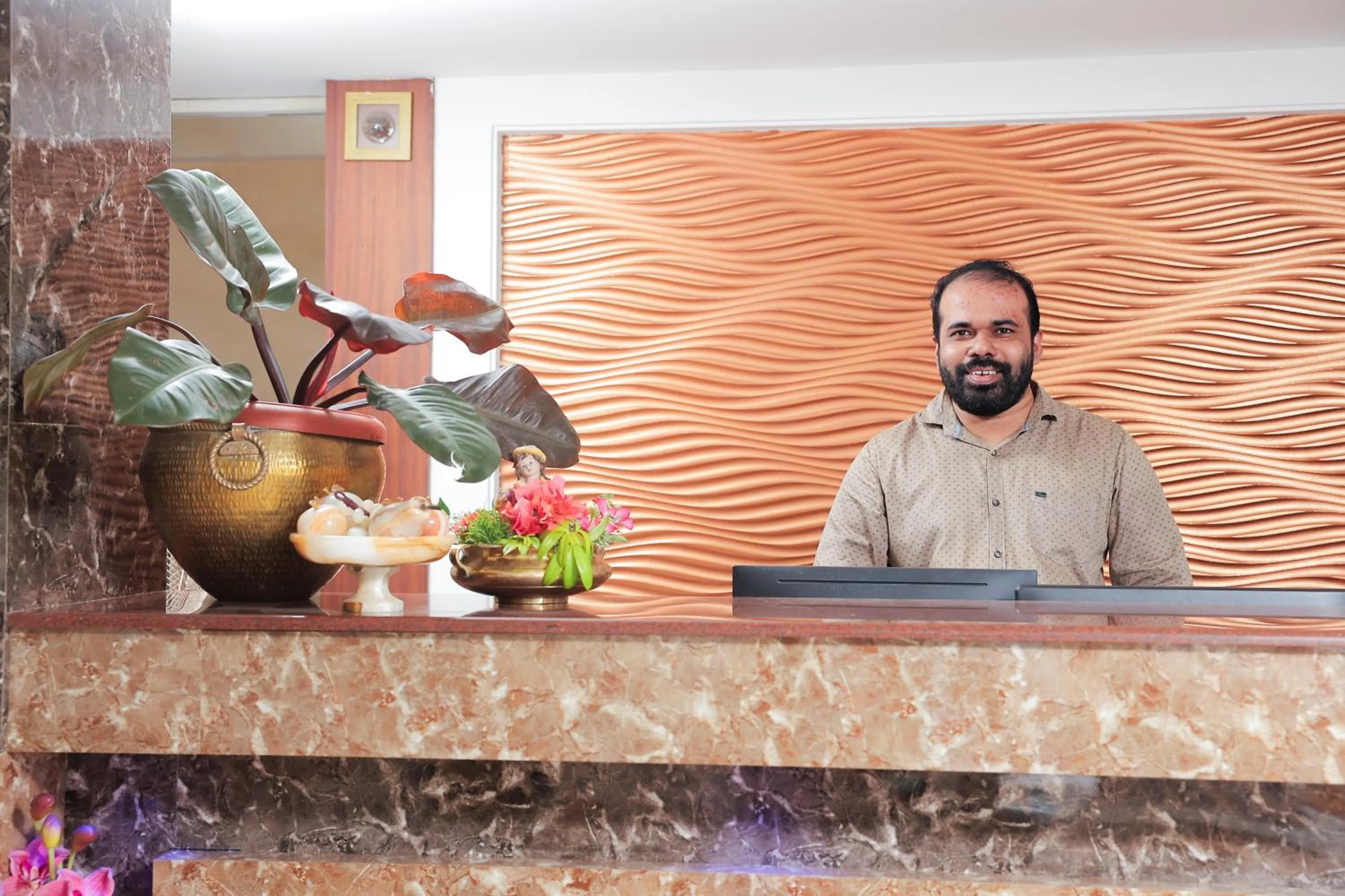 Lobby or reception in A V Residency