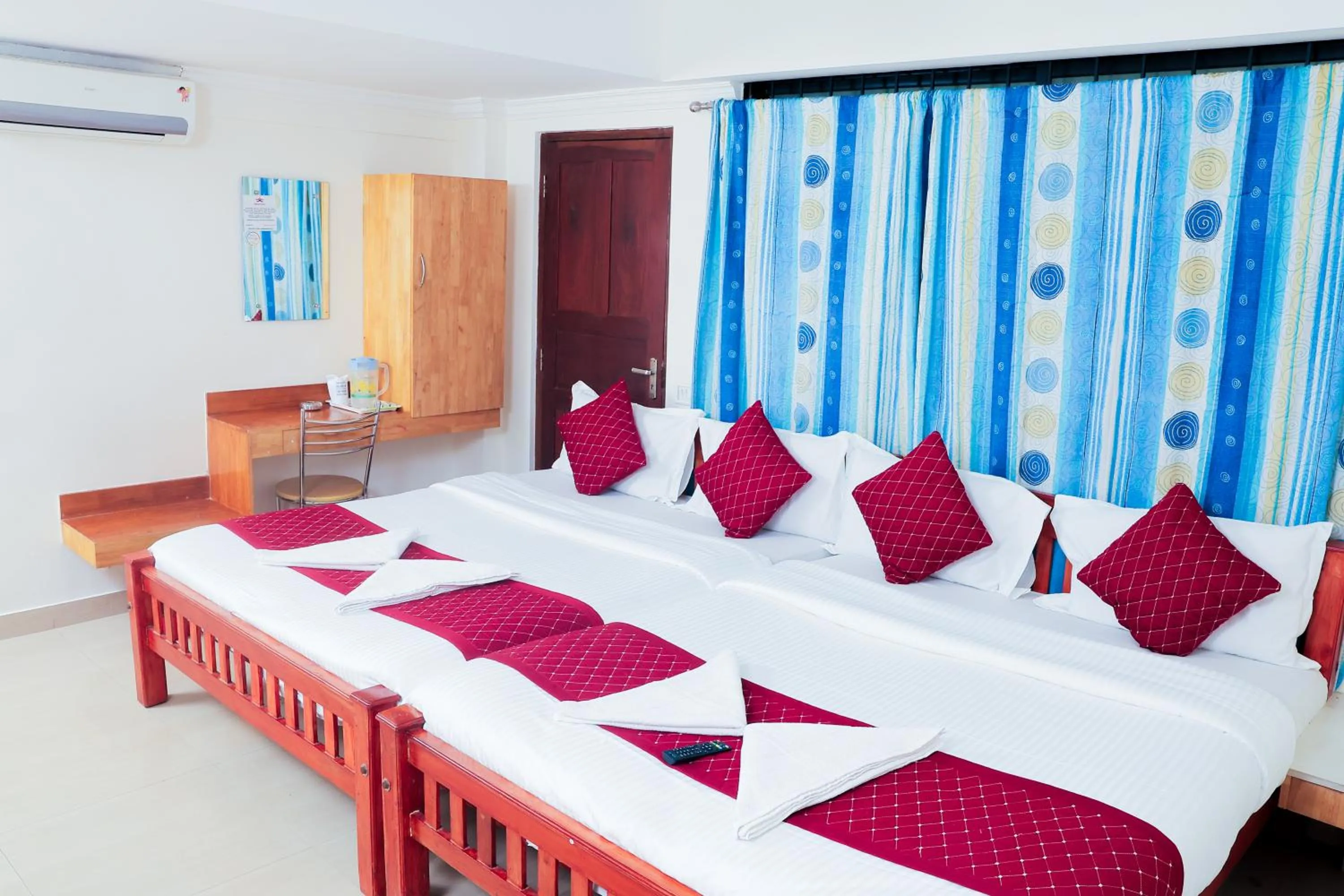 Bedroom, Bed in A V Residency