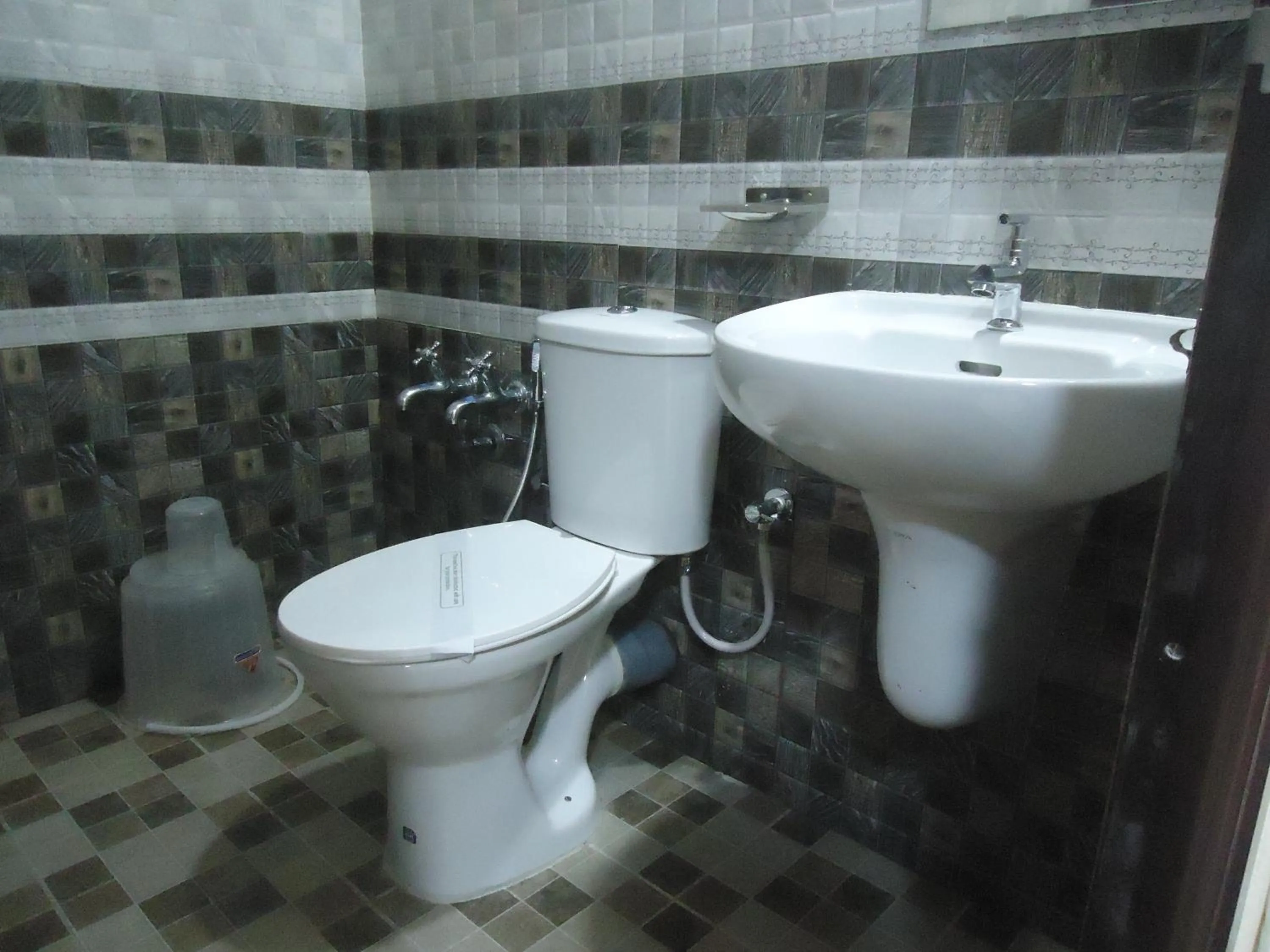 Toilet in A V Residency