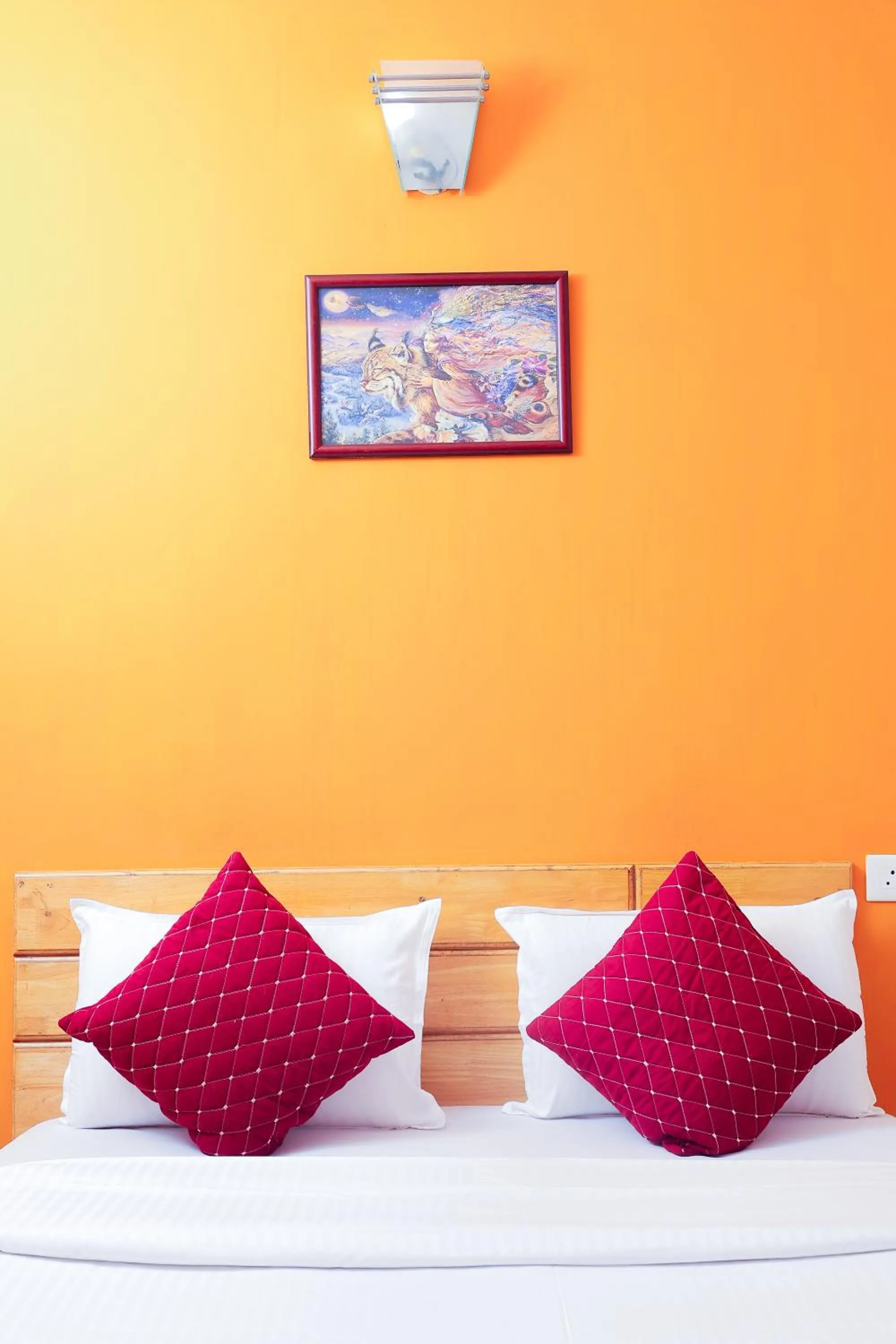 Bedroom, Bed in A V Residency