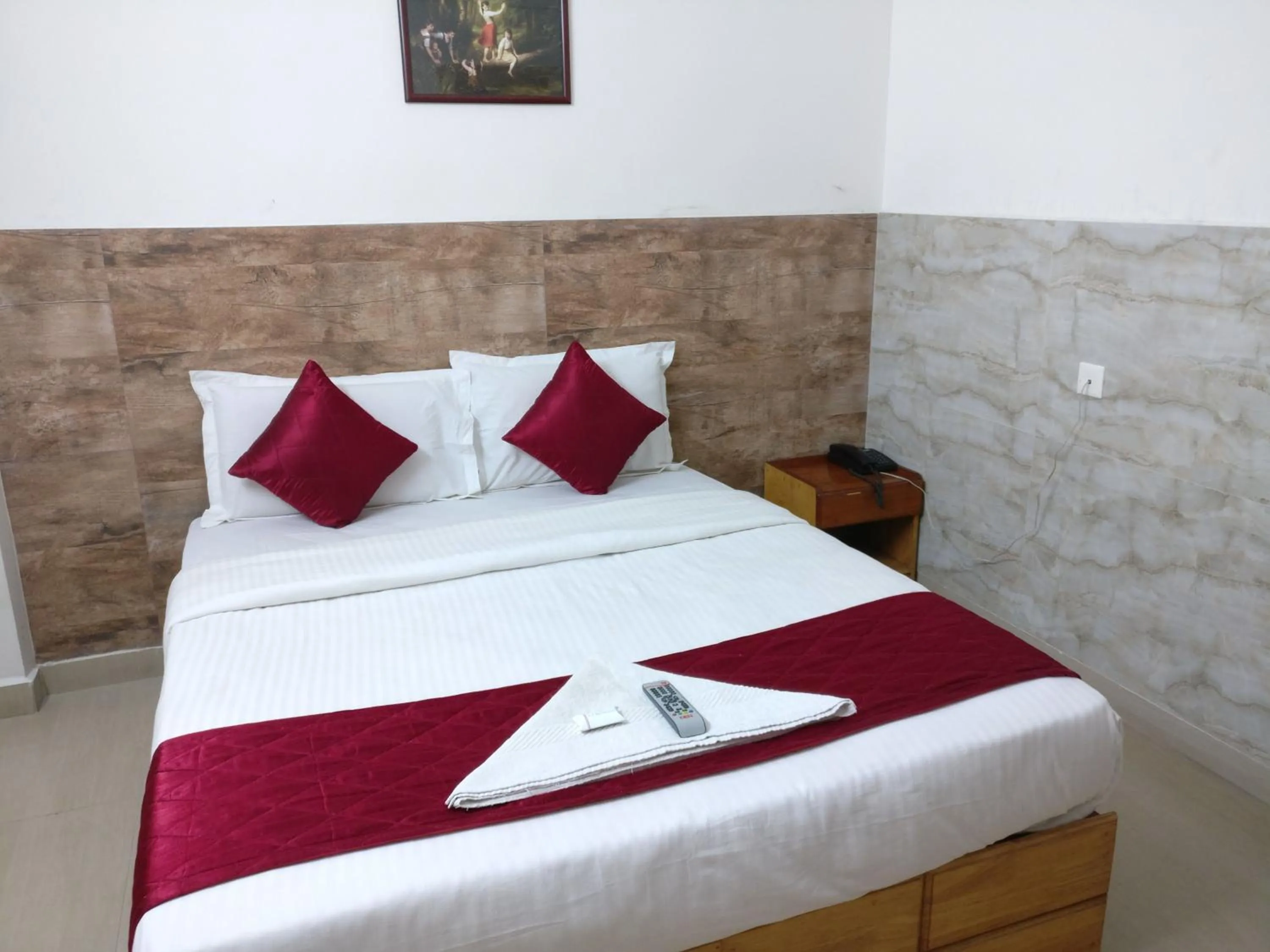 Bedroom, Bed in A V Residency