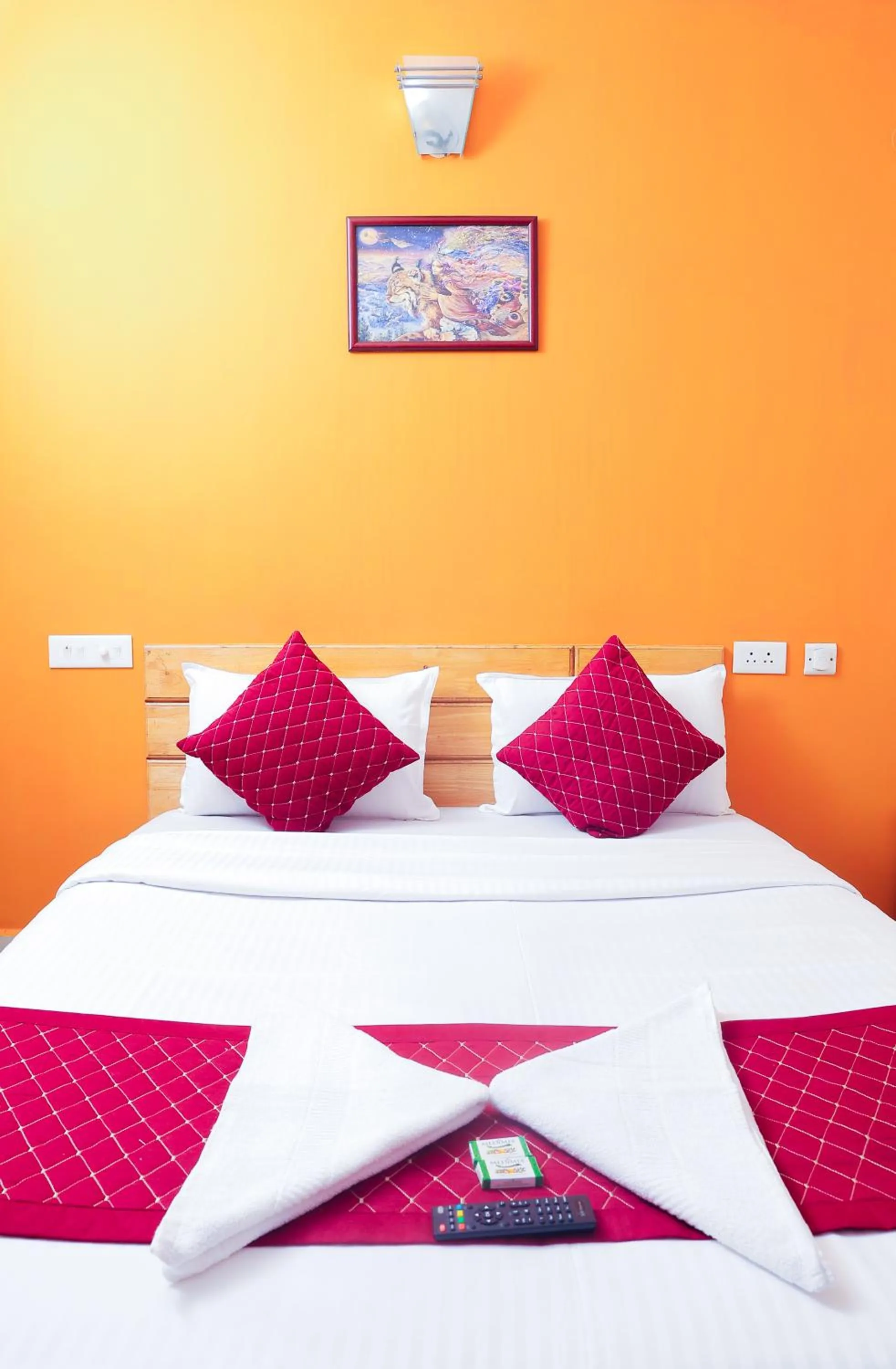 Bedroom, Bed in A V Residency