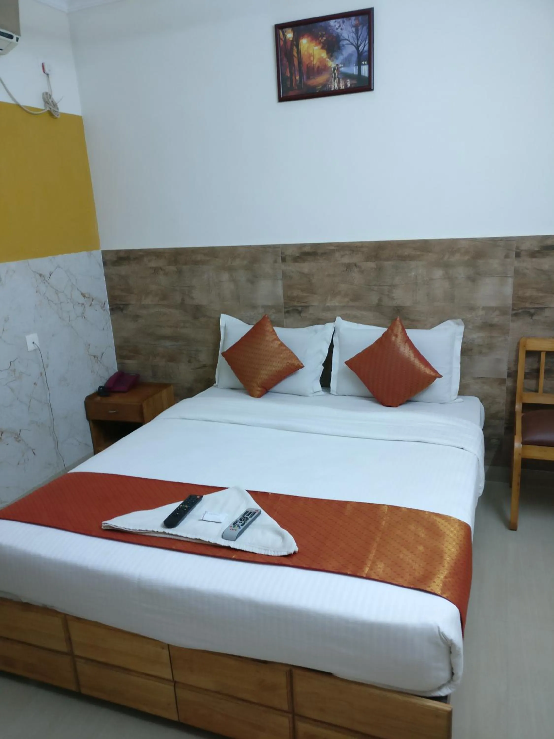 Bedroom, Bed in A V Residency