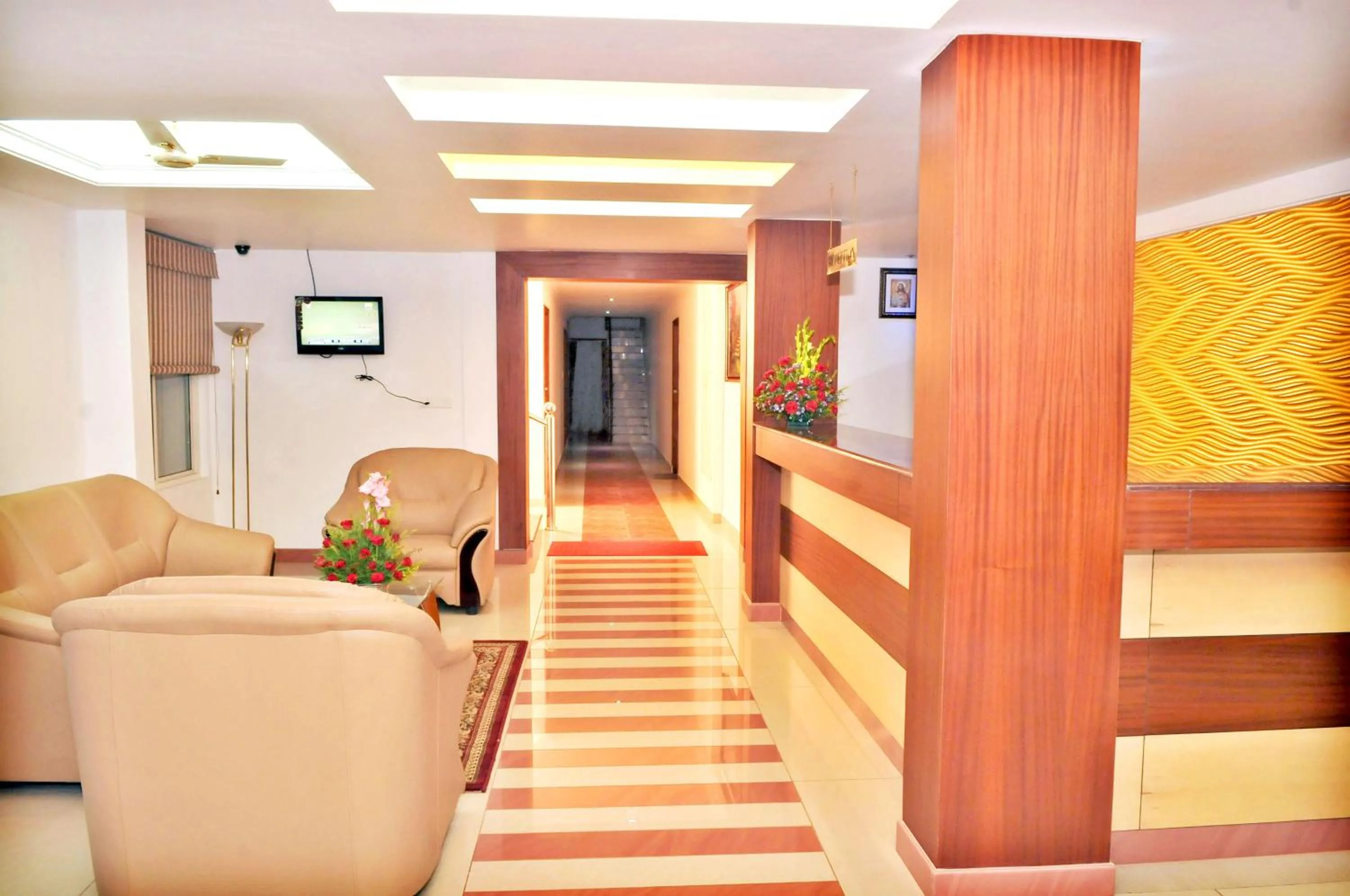 Lobby or reception in A V Residency