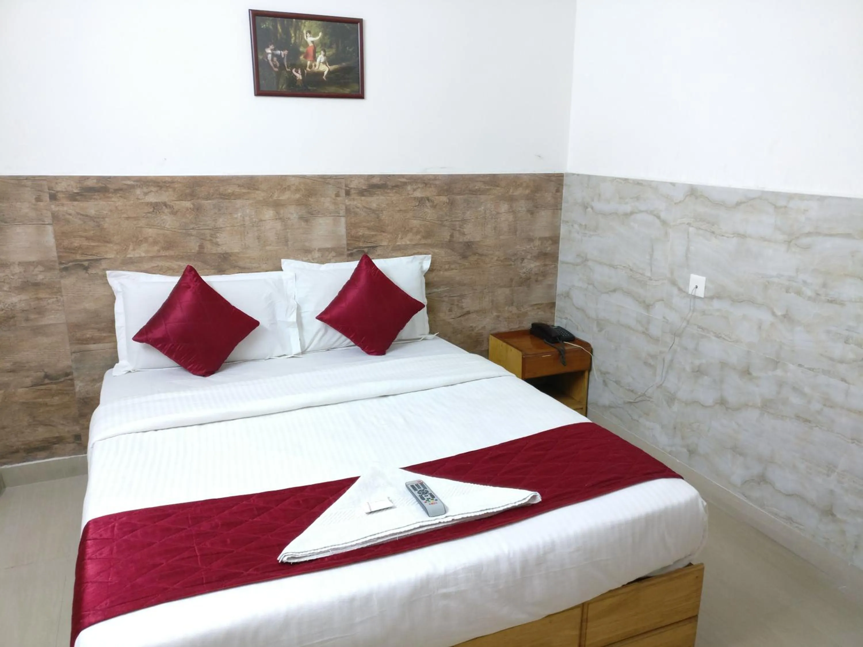 Bathroom, Bed in A V Residency