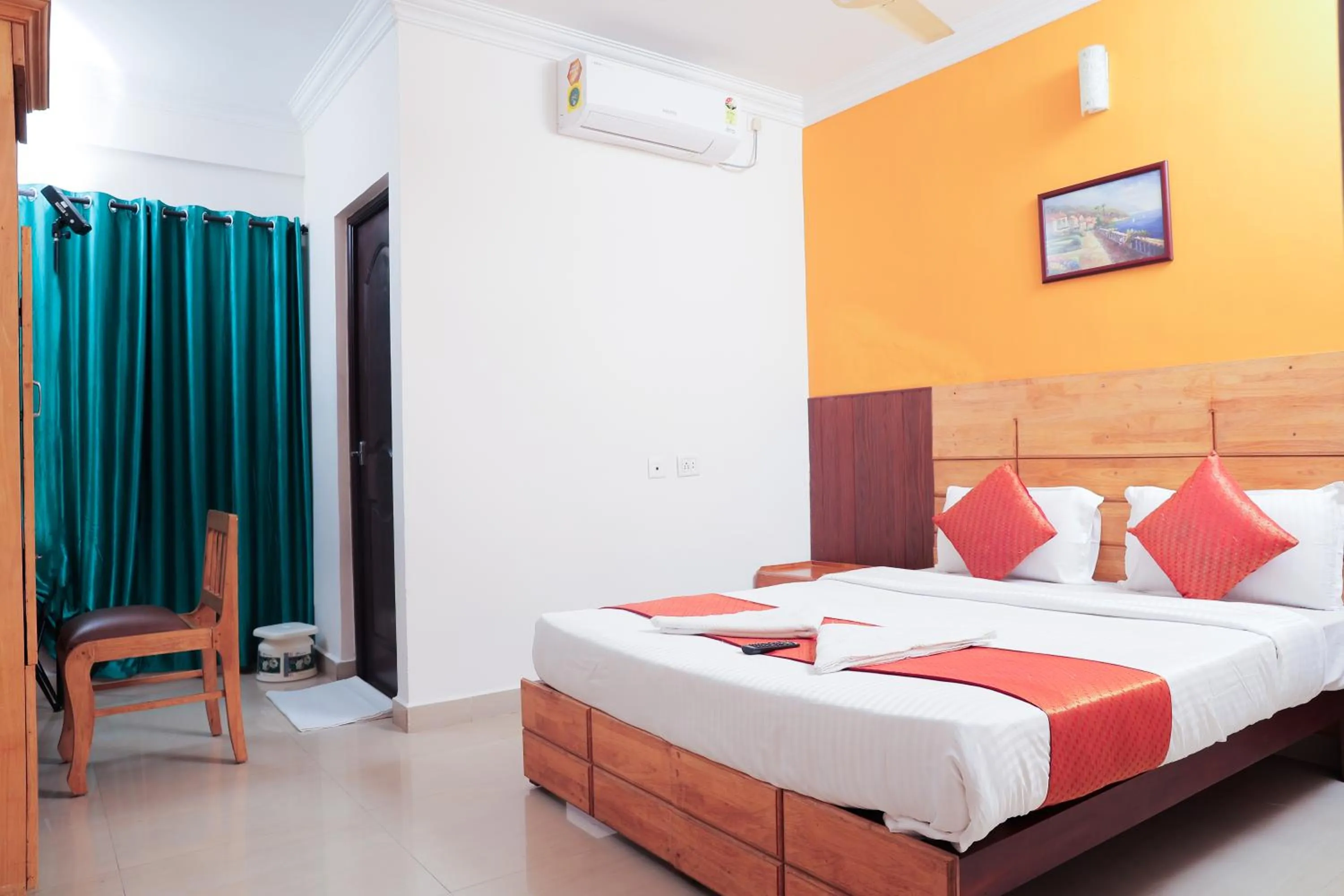 Bedroom, Bed in A V Residency