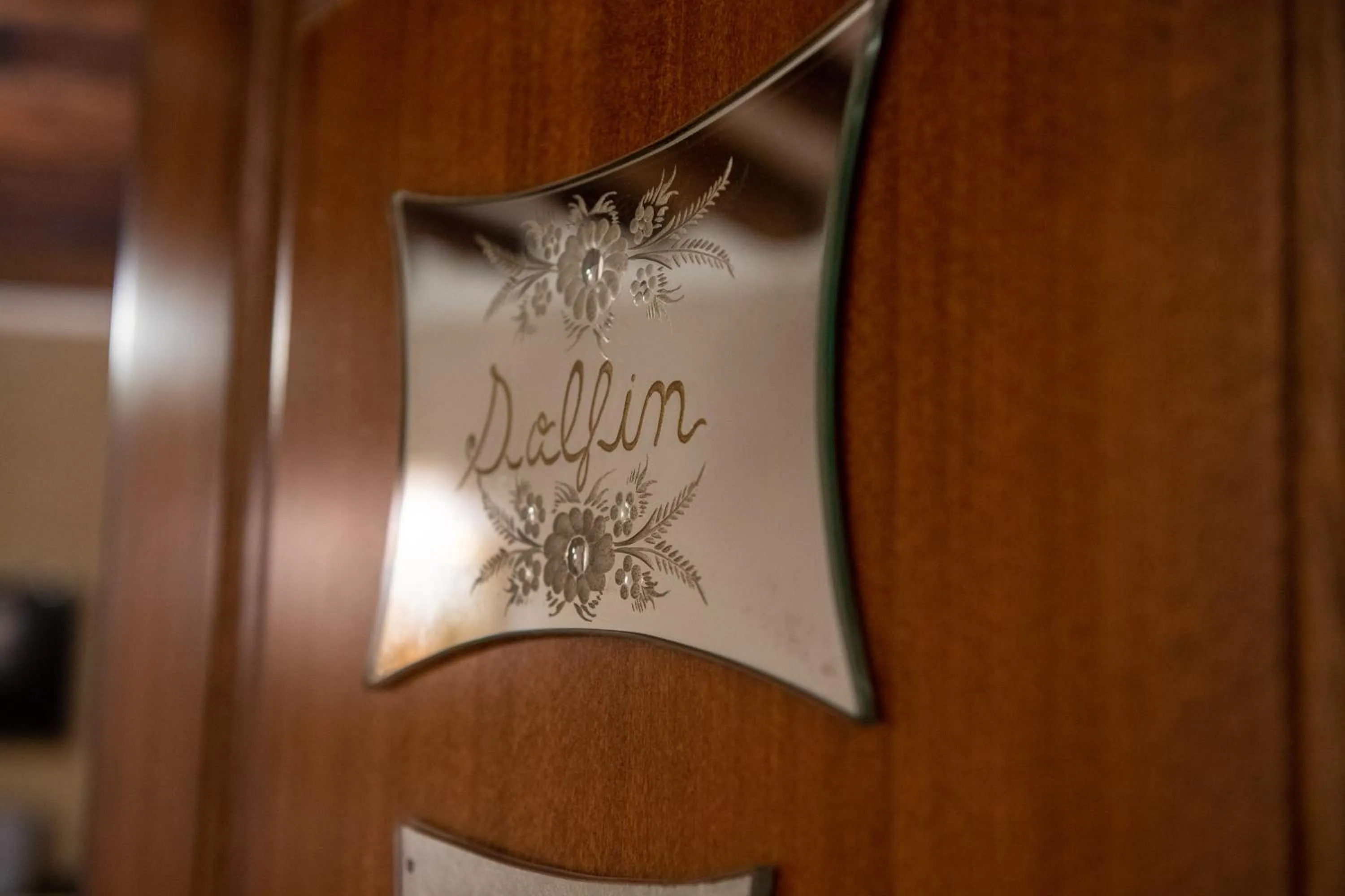 Decorative detail in Cà dell'arte Suite