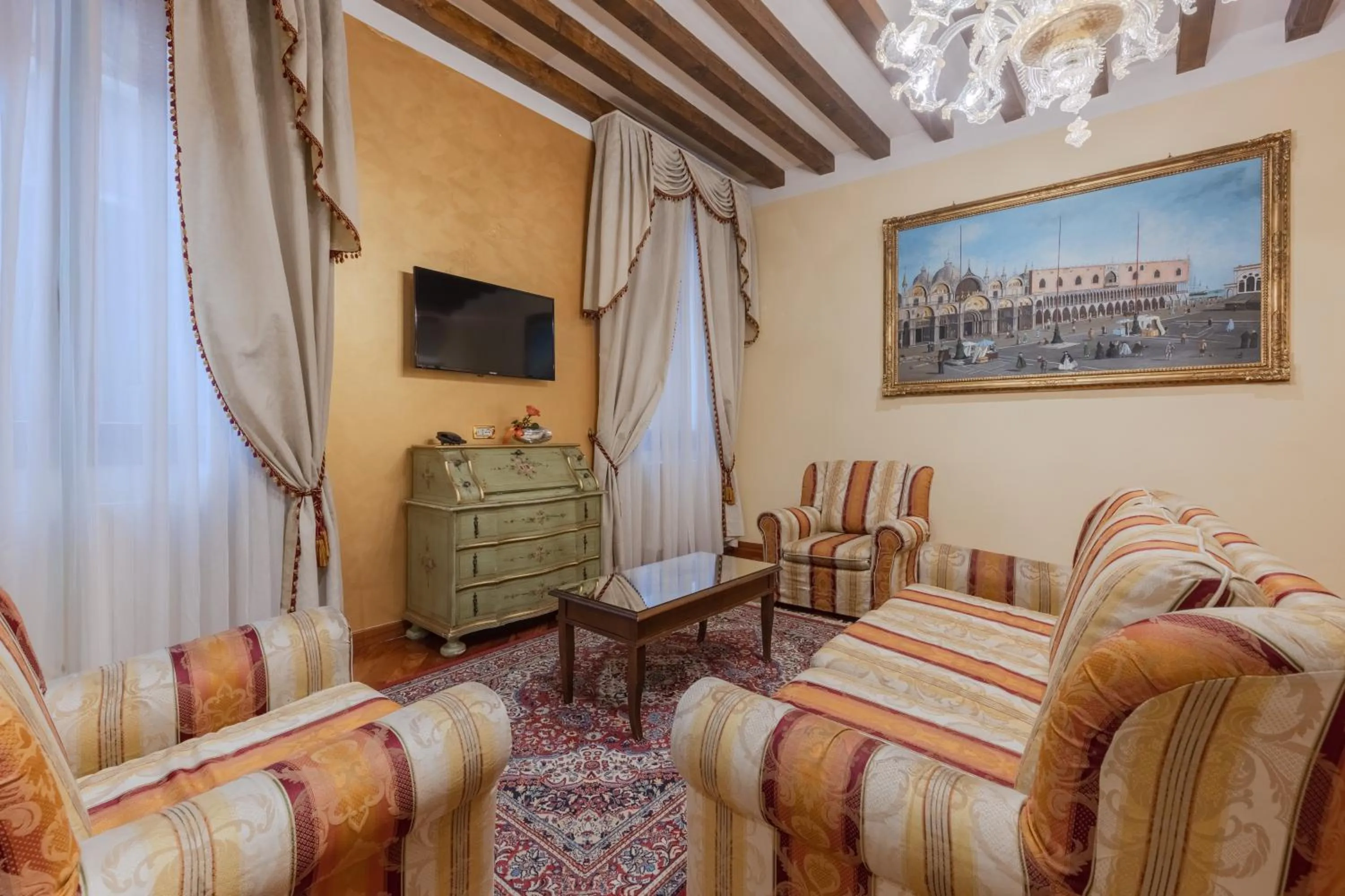 Living room in Cà dell'arte Suite