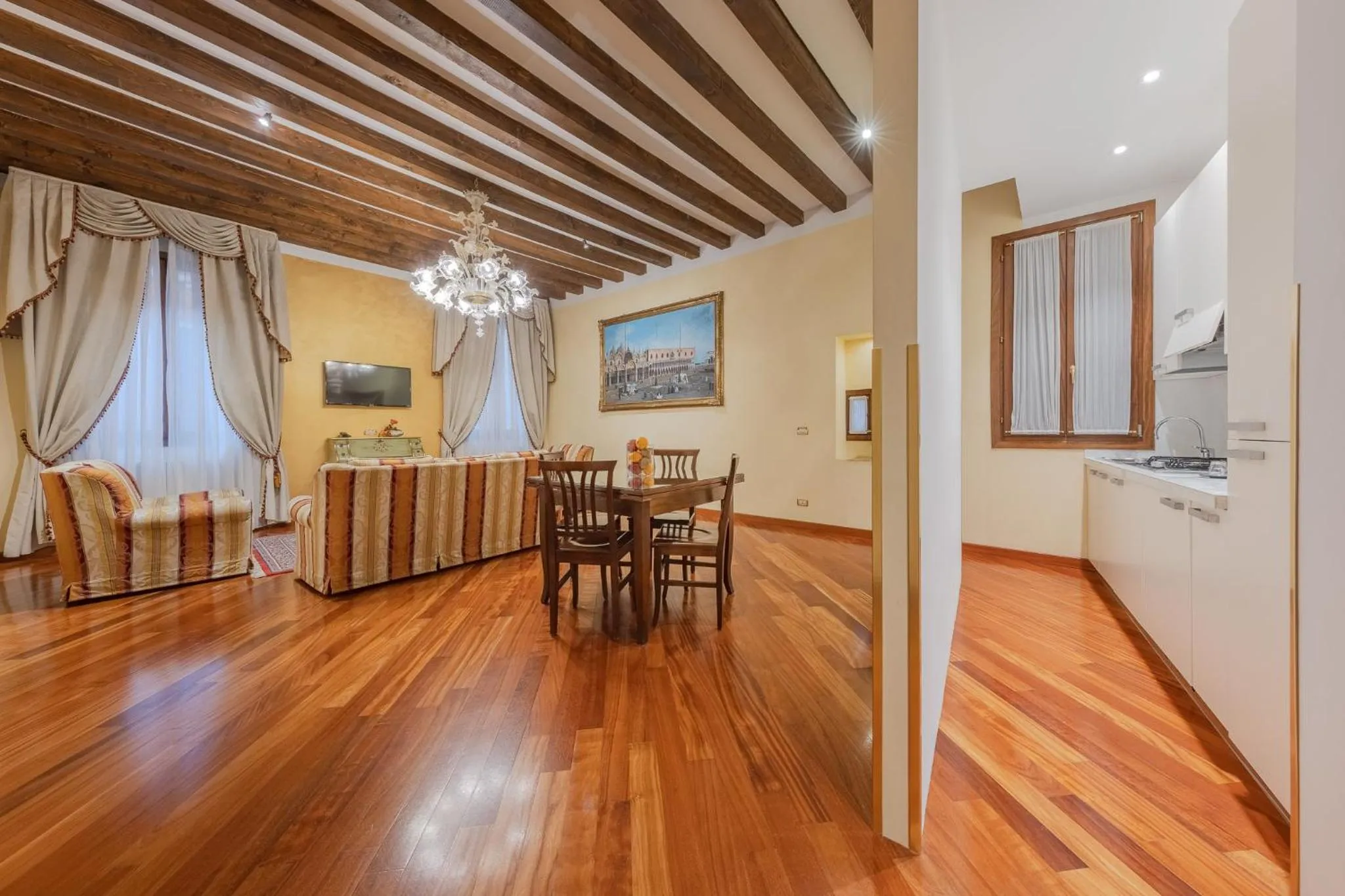 Living room in Cà dell'arte Suite