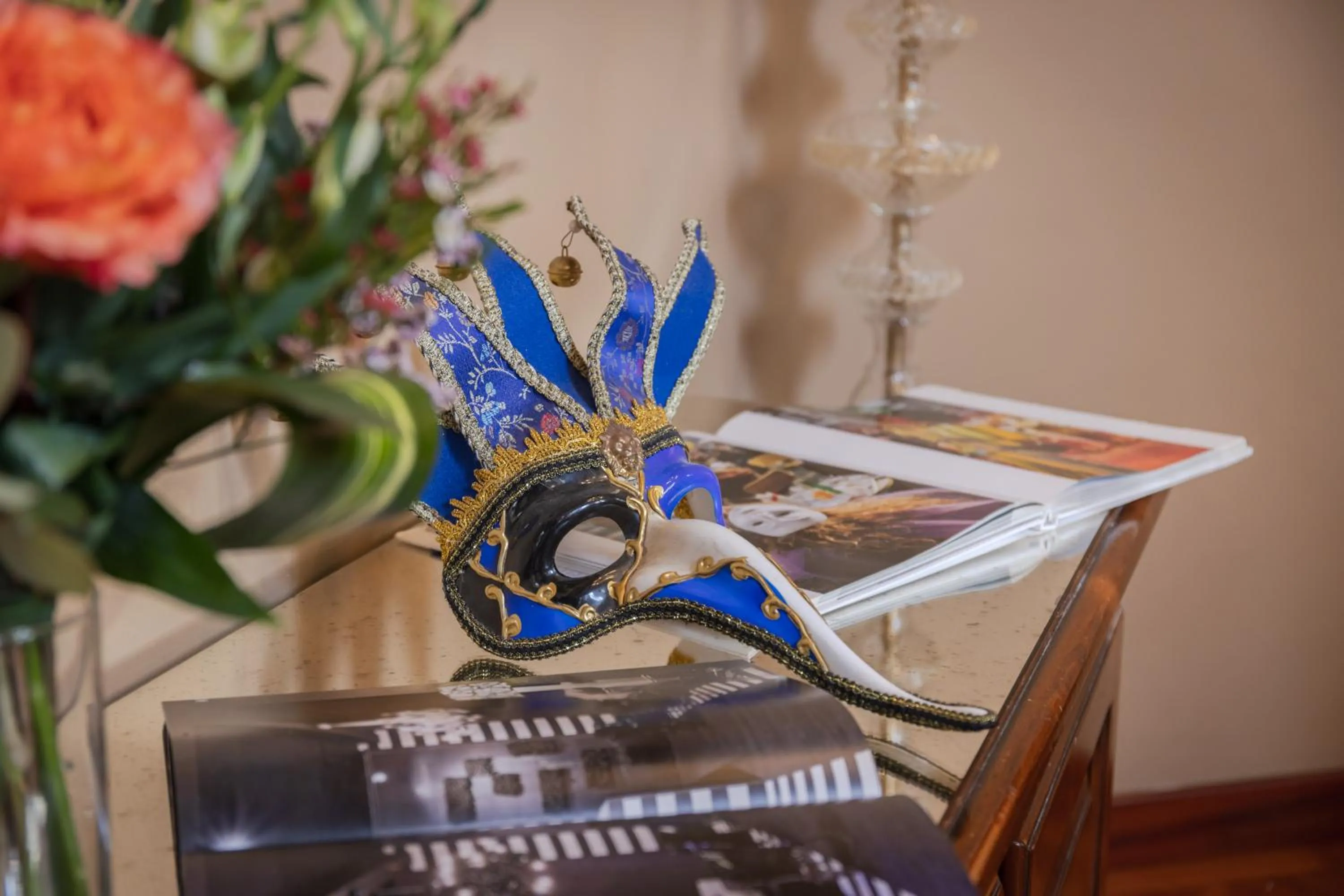 Decorative detail in Cà dell'arte Suite