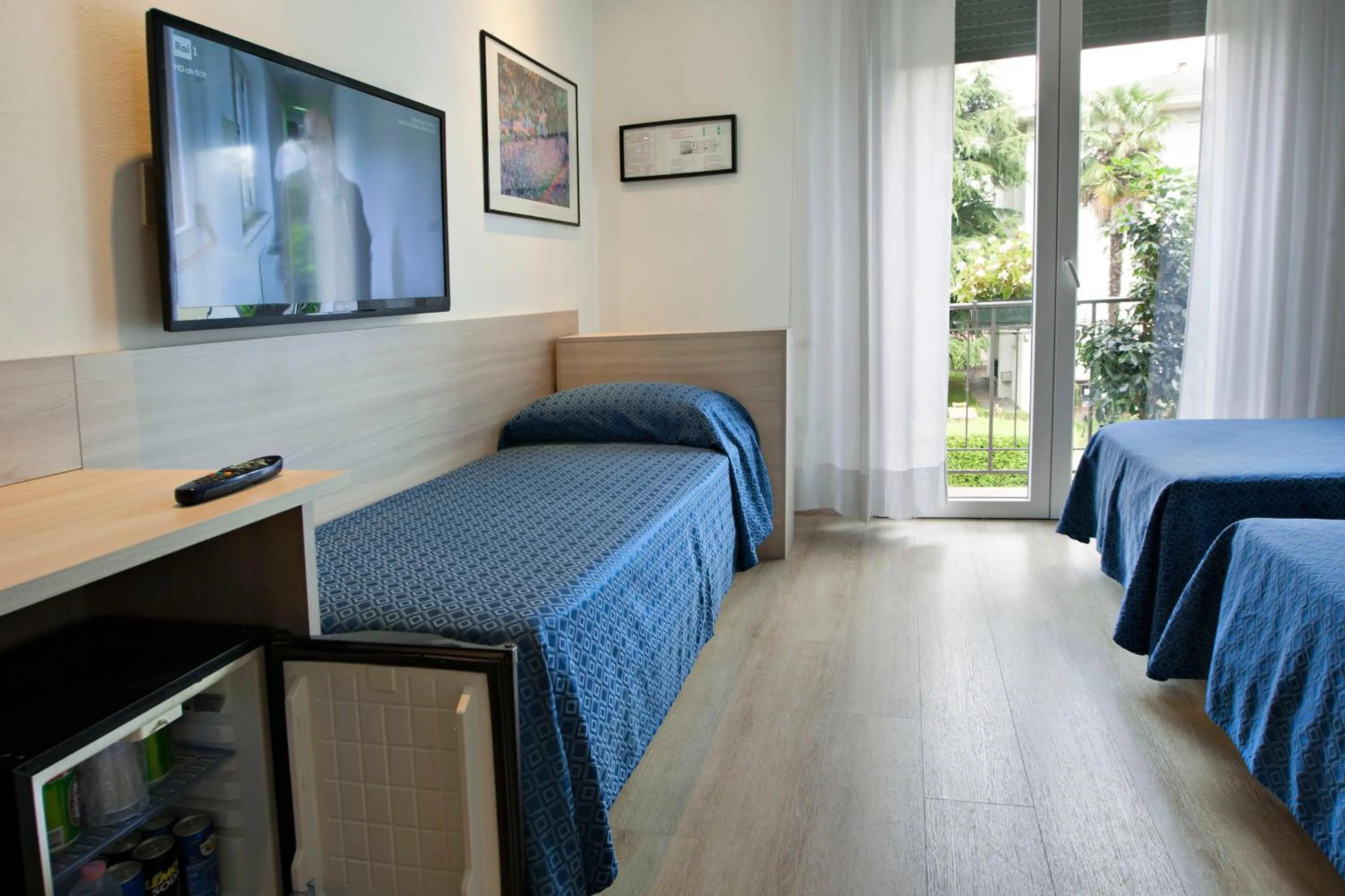 Bed in Hotel Garibaldi