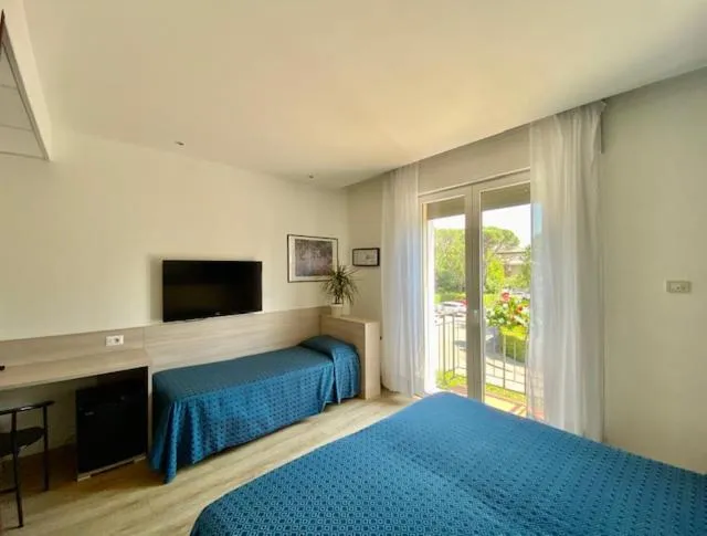 Bed in Hotel Garibaldi