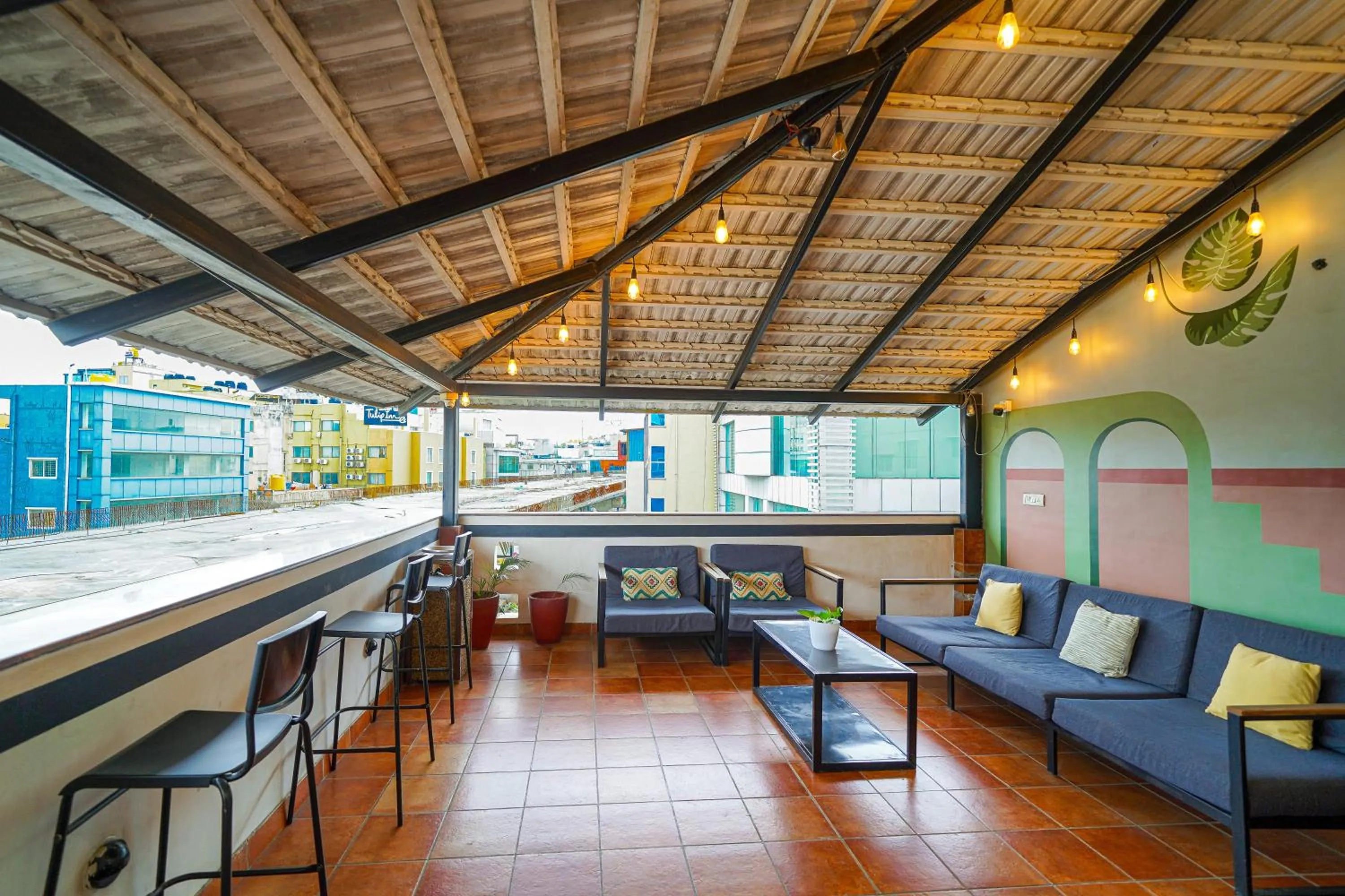 Balcony/Terrace in Olive Zip Koramangala 100Ft Road by Embassy Group