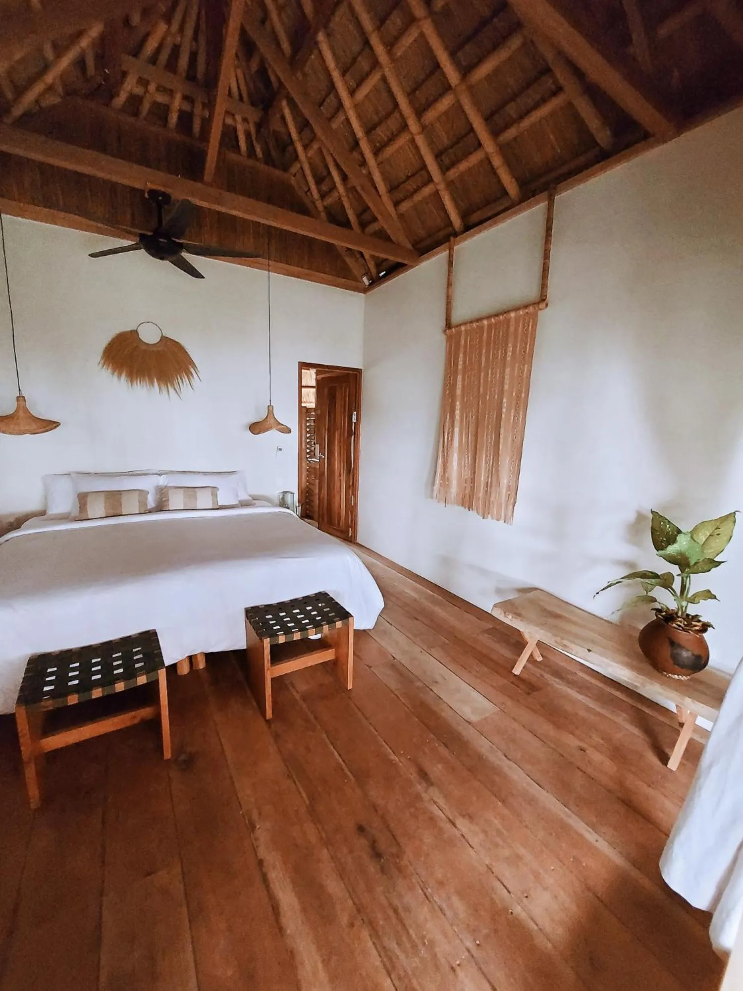 Bed in Sumba Beach House