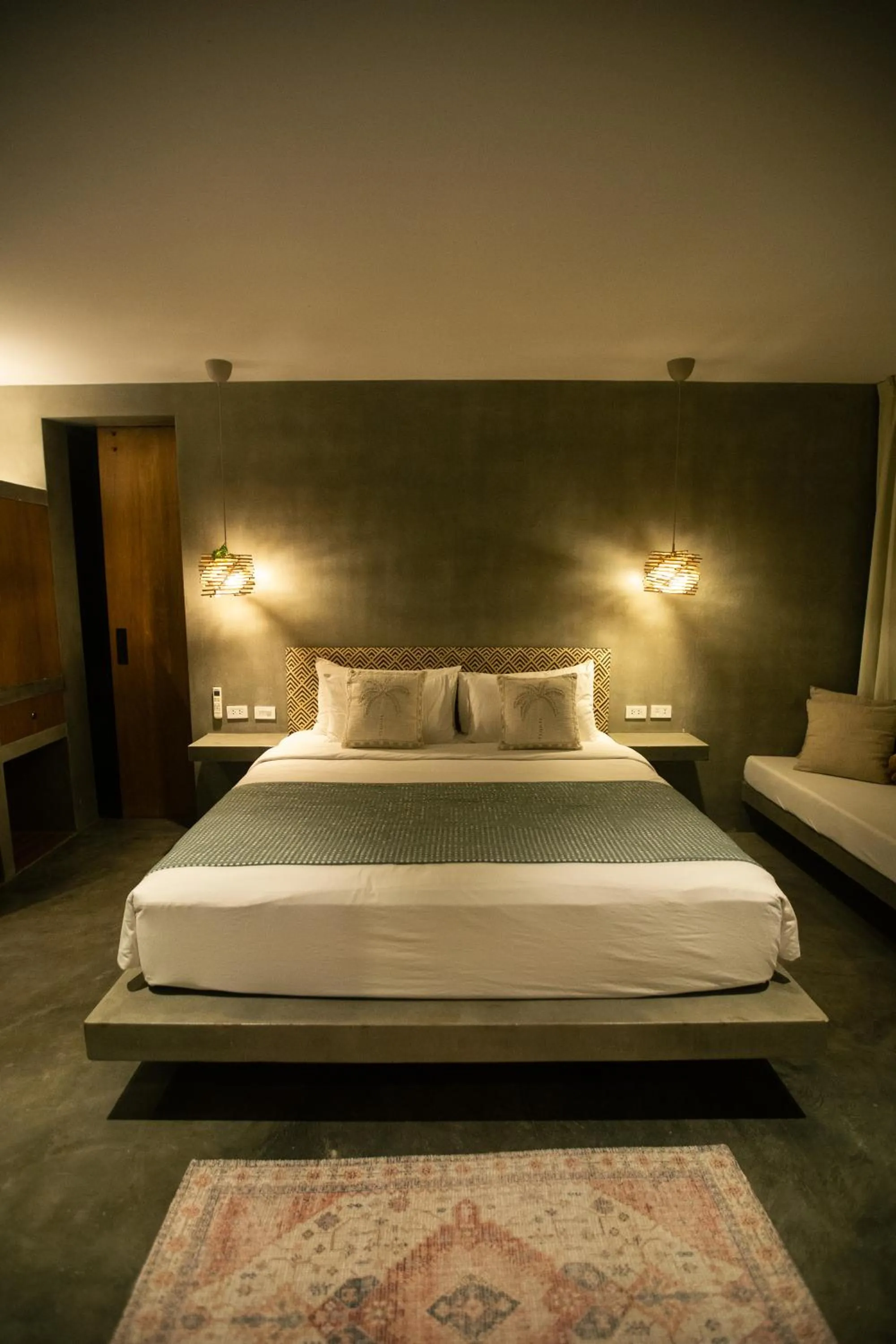 Bed in Panorama Villas El Nido