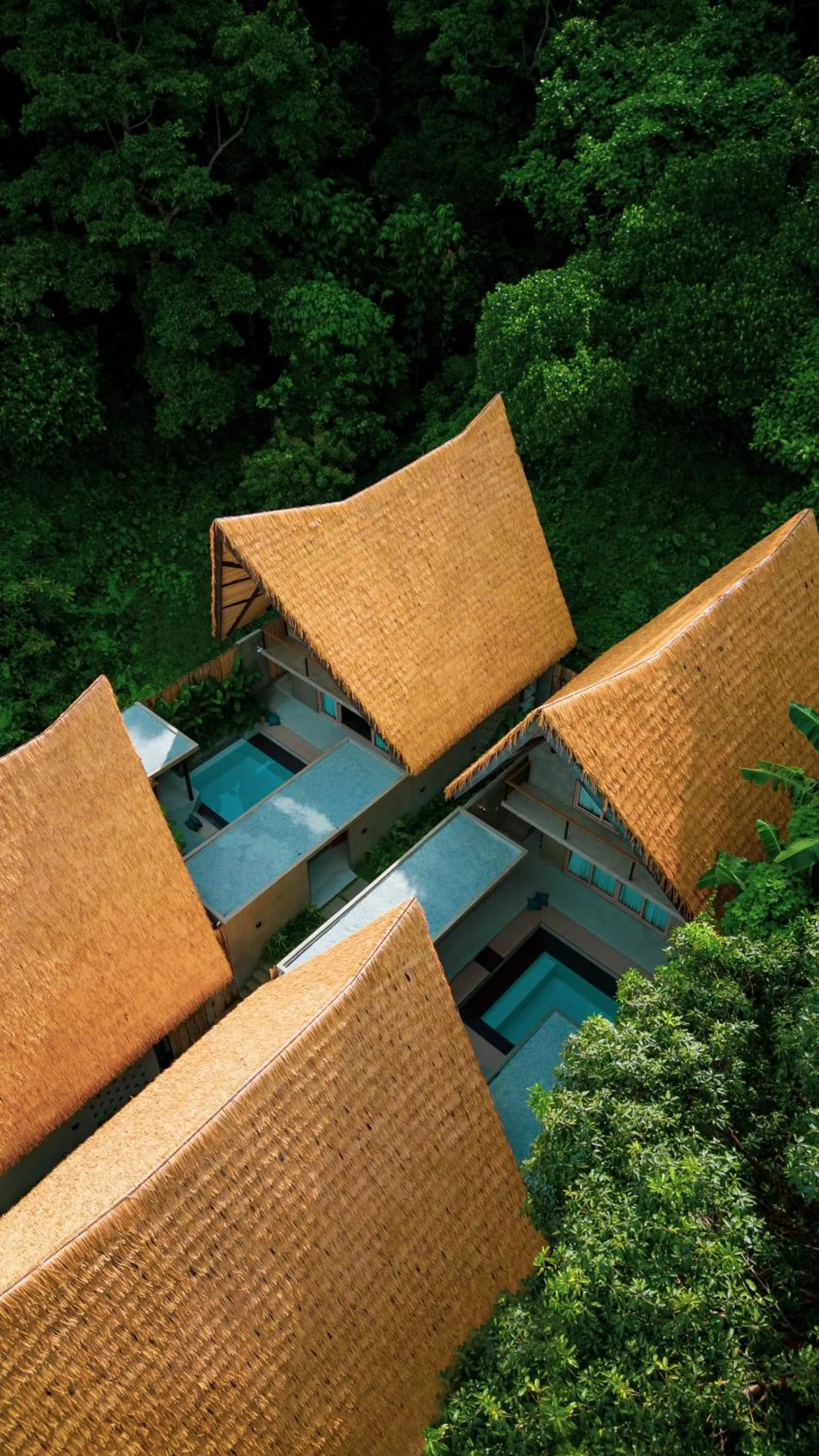 Bird's eye view in Panorama Villas El Nido