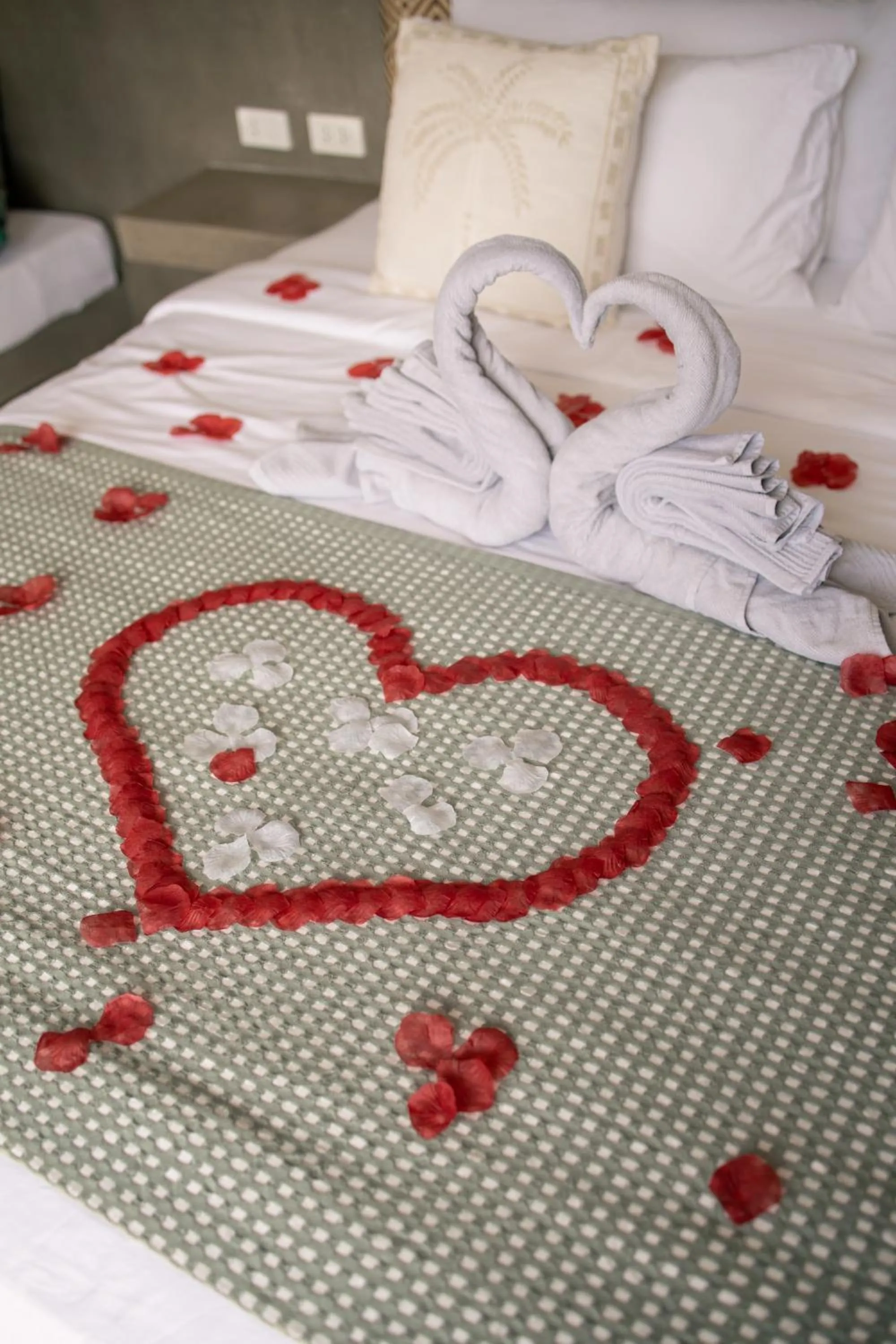 Bed in Panorama Villas El Nido & Suites