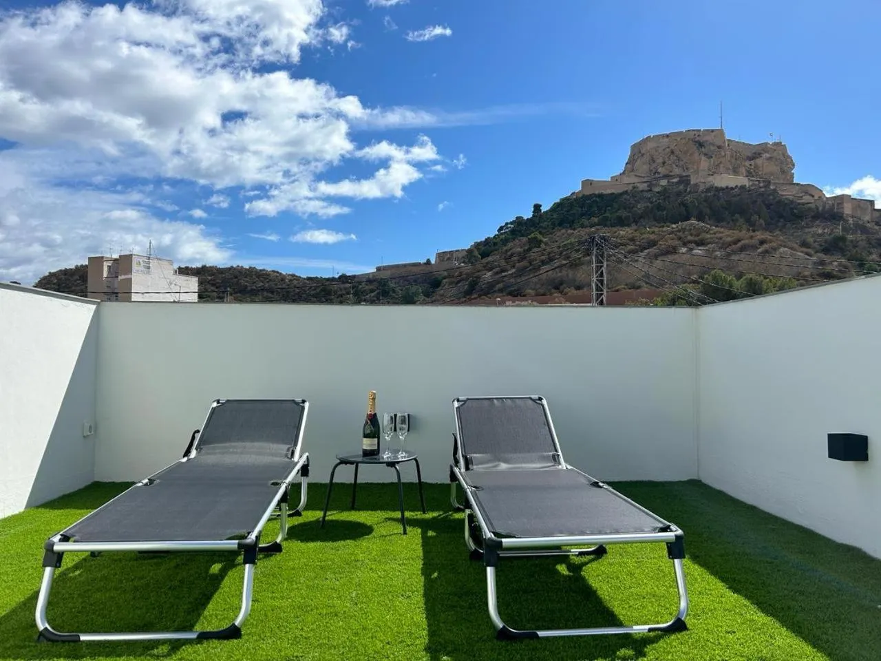 Balcony/Terrace in Apart-hotel Happy Life