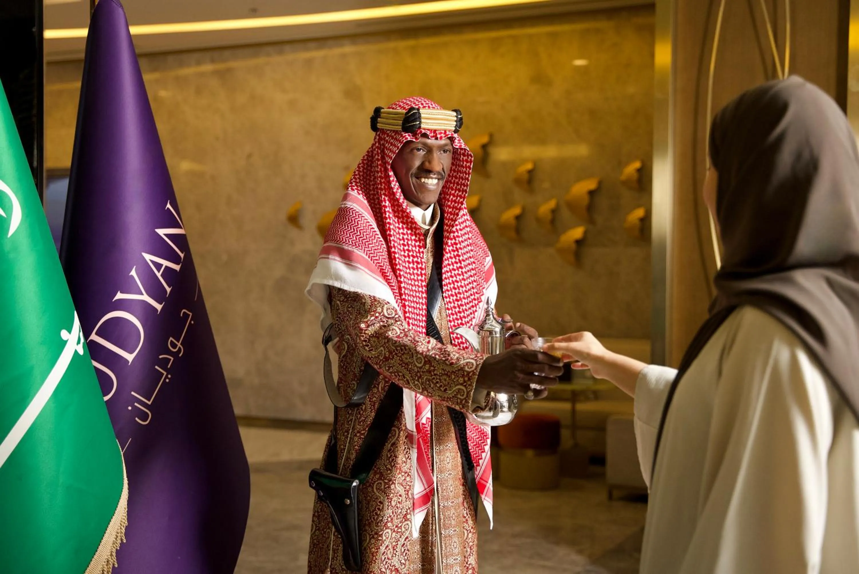 Lobby or reception in Joudyan Olaya Riyadh By Elaf