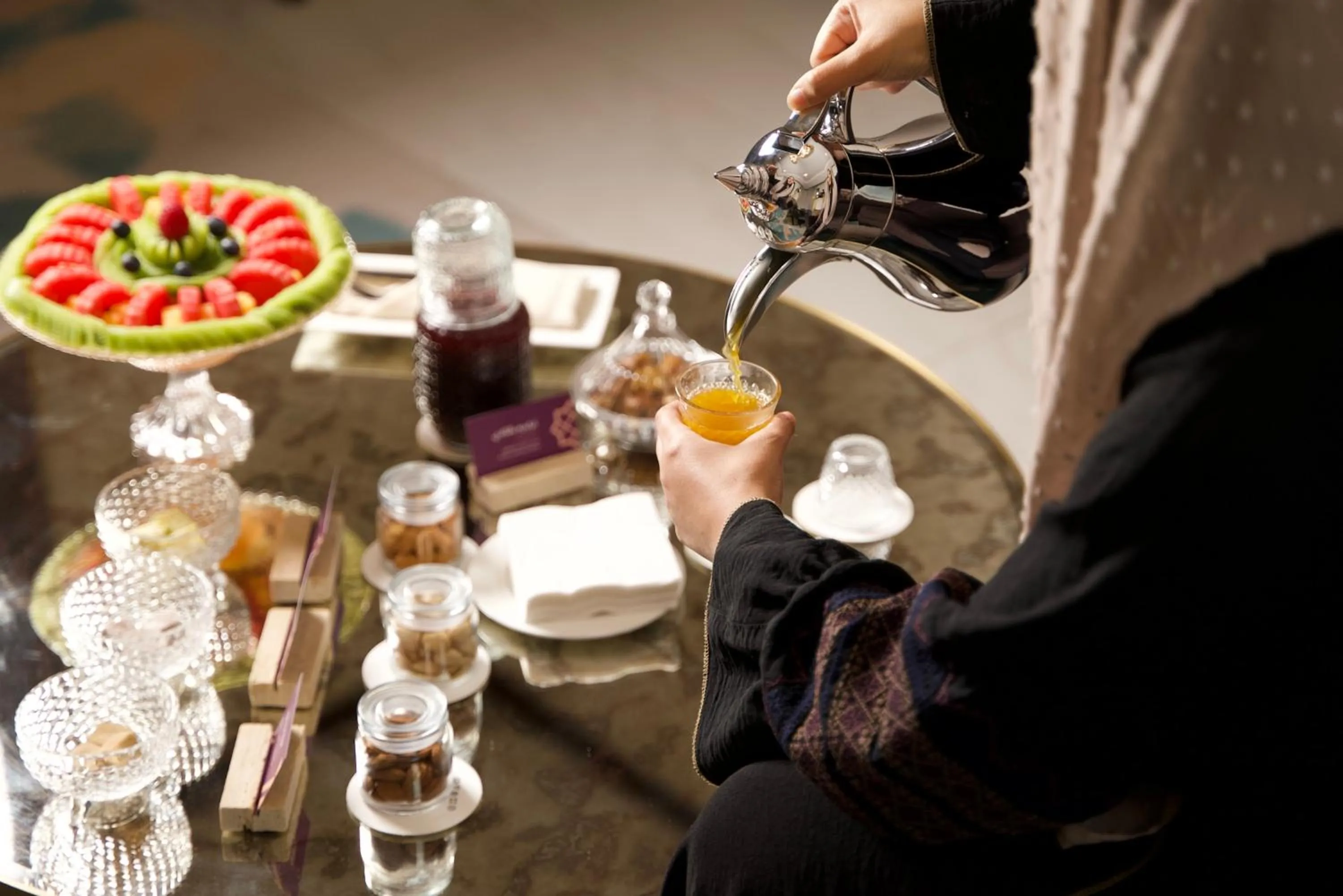 Seating area in Joudyan Olaya Riyadh By Elaf