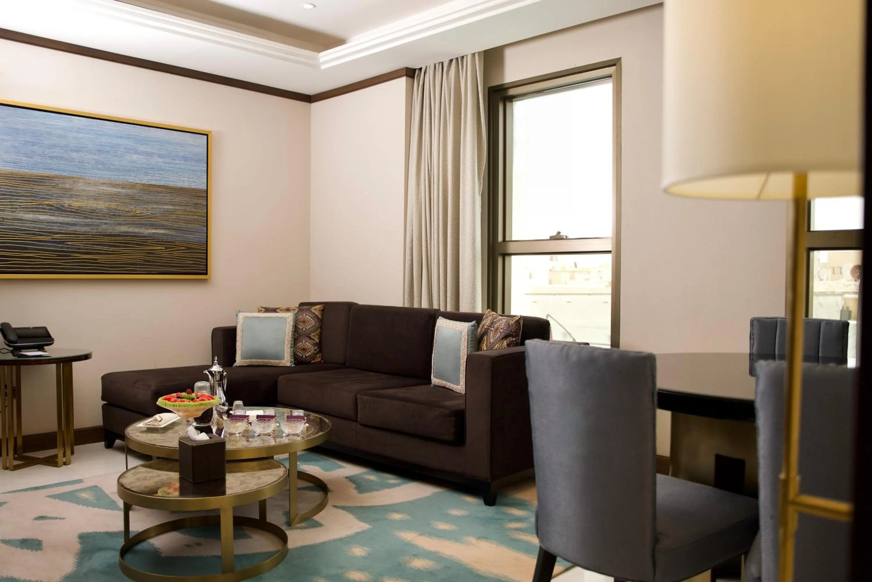 Seating area in Joudyan Olaya Riyadh By Elaf