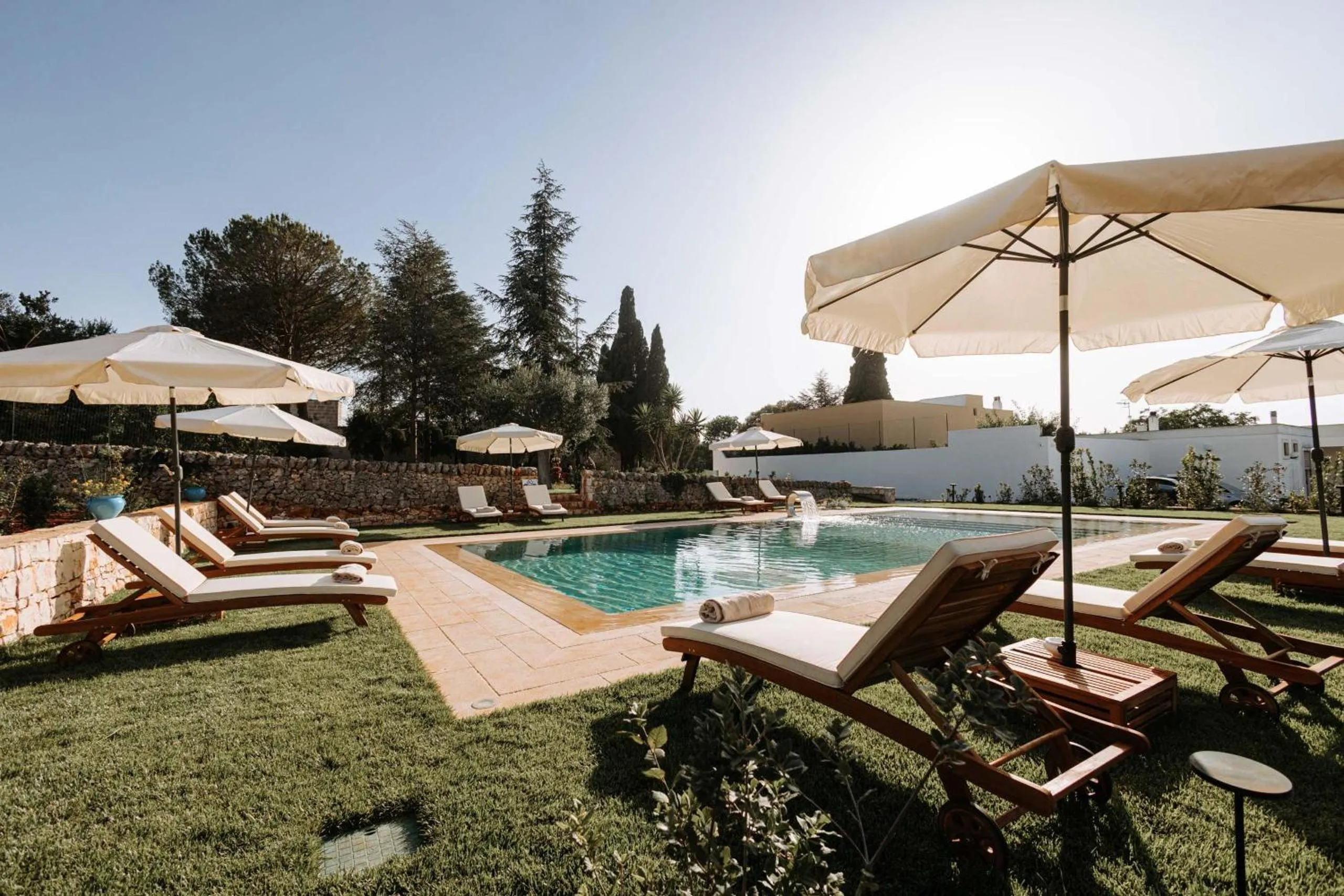 Pool view in Villa Sardella