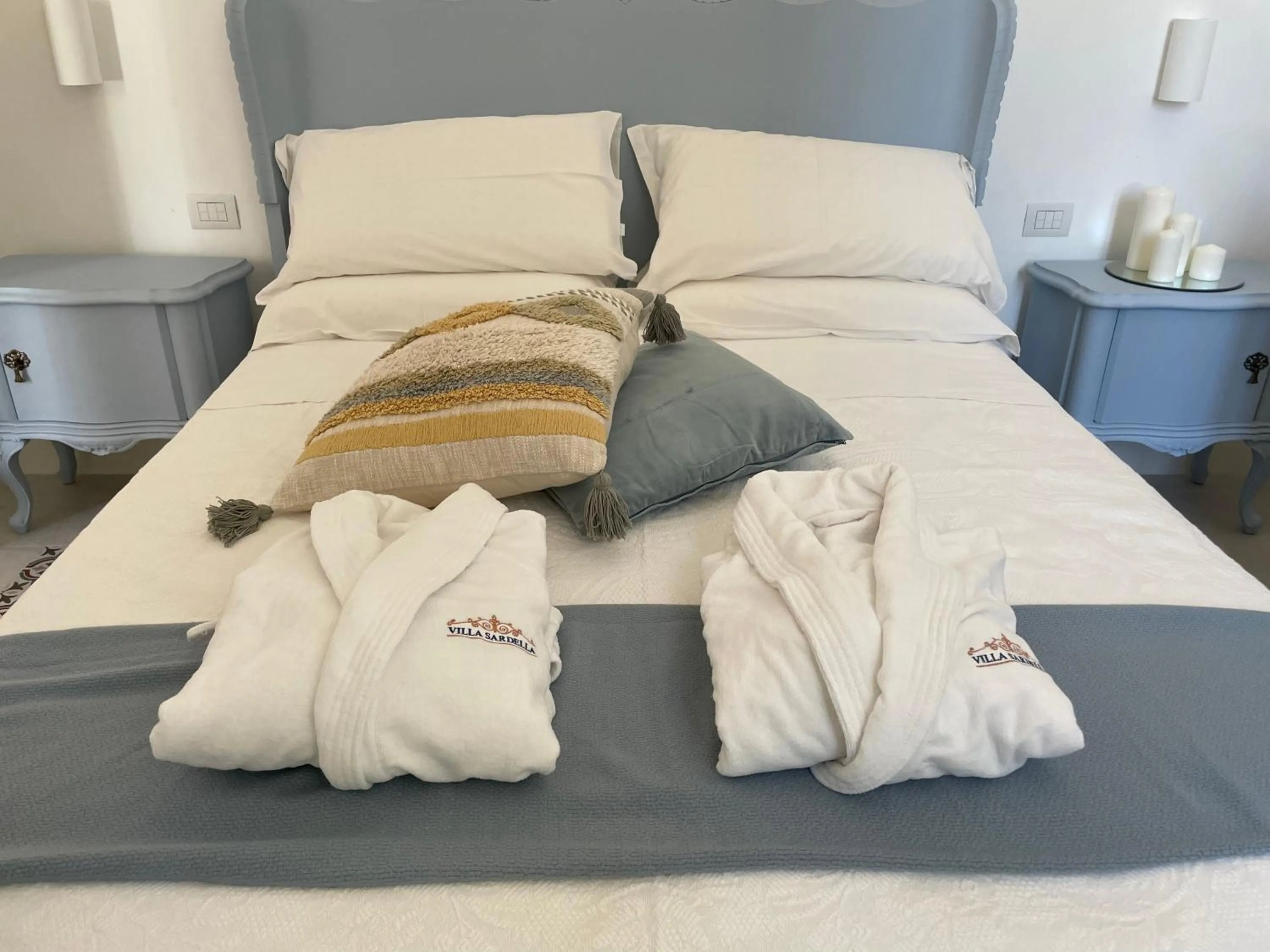 Bed in Villa Sardella