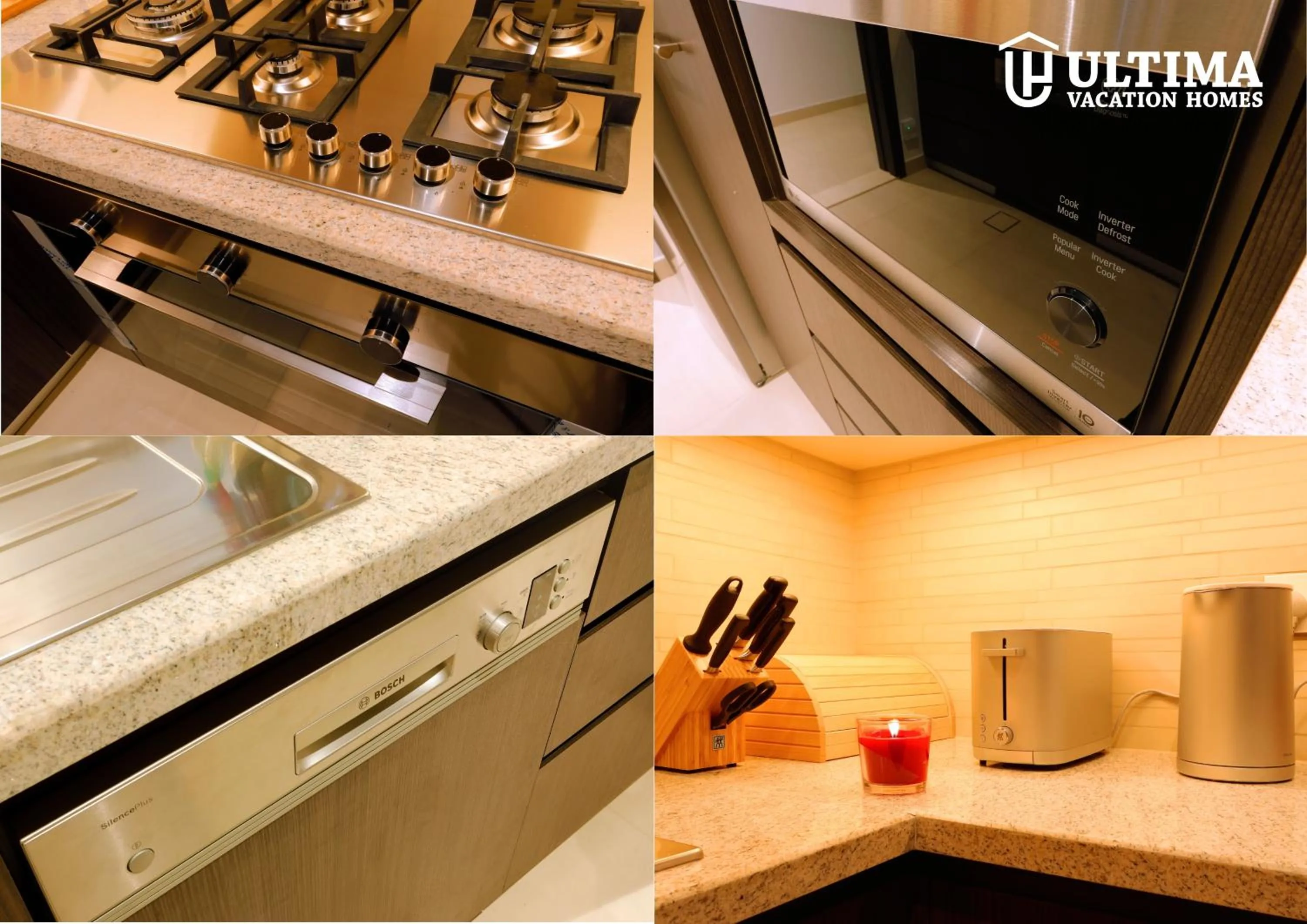 Kitchen or kitchenette in Elegant Apartment with Direct access to Dubai Mall