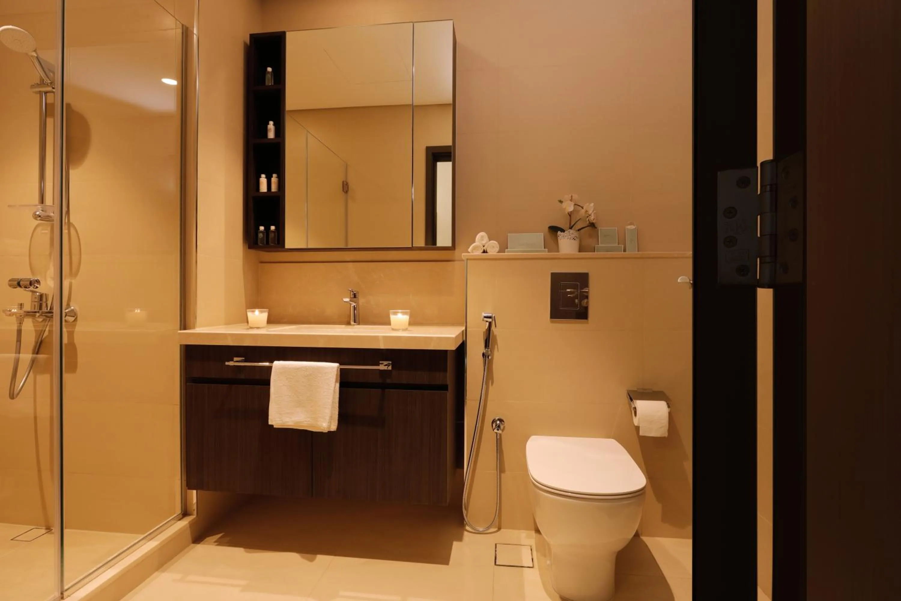 Bathroom in Elegant Apartment with Direct access to Dubai Mall