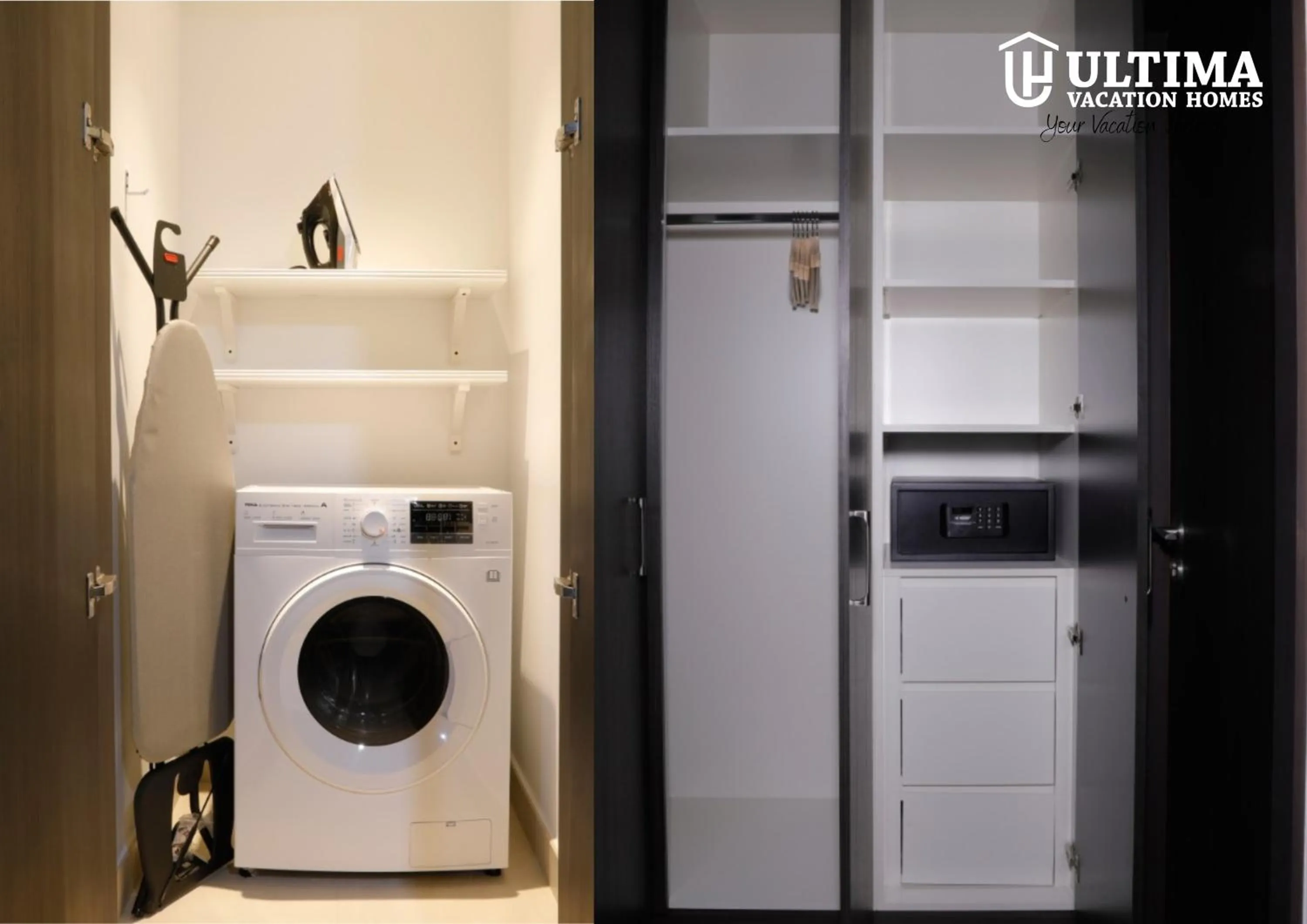 washing machine in Elegant Apartment with Direct access to Dubai Mall