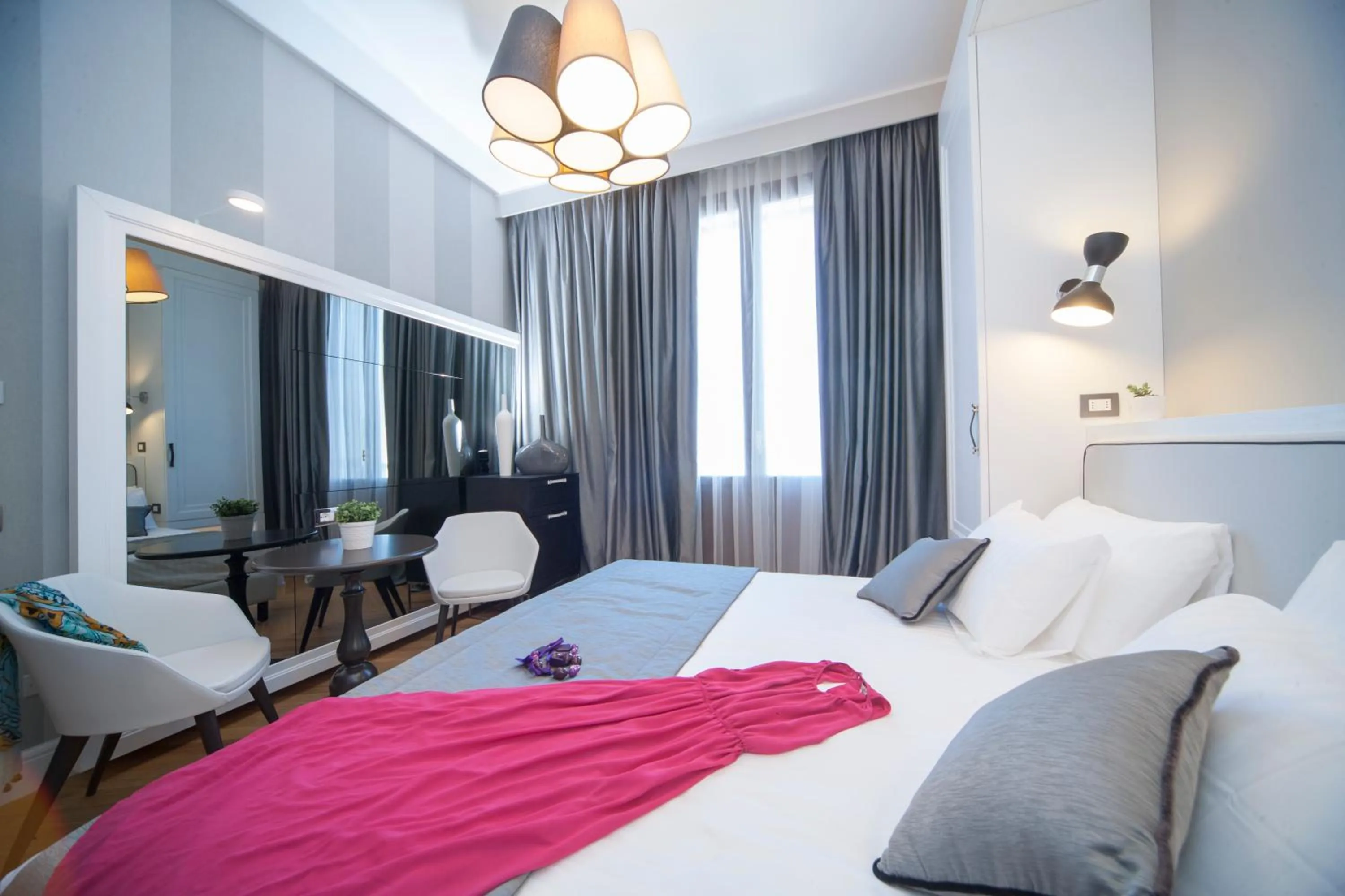 Bed in Hotel Grande Italia