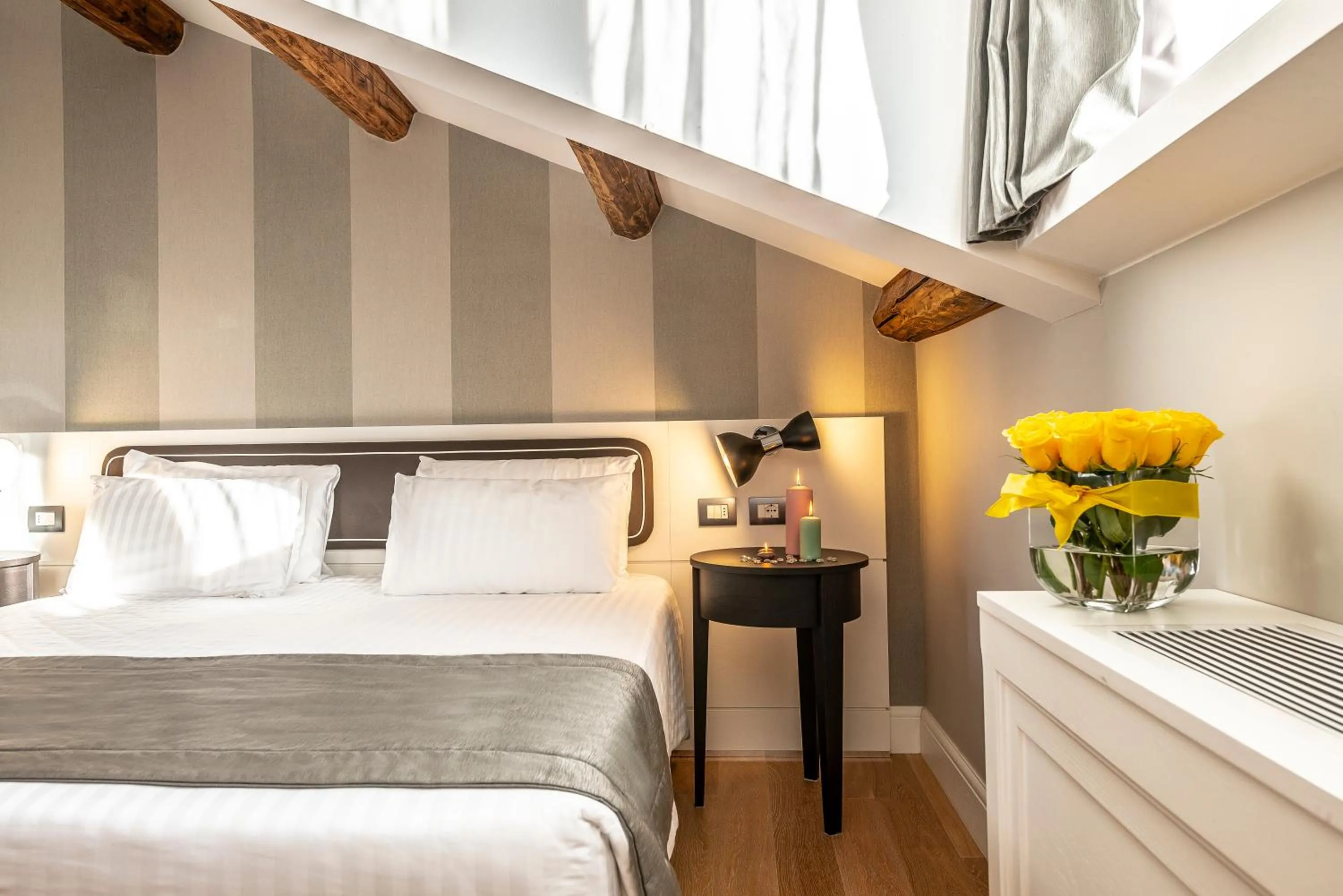 Bed in Hotel Grande Italia