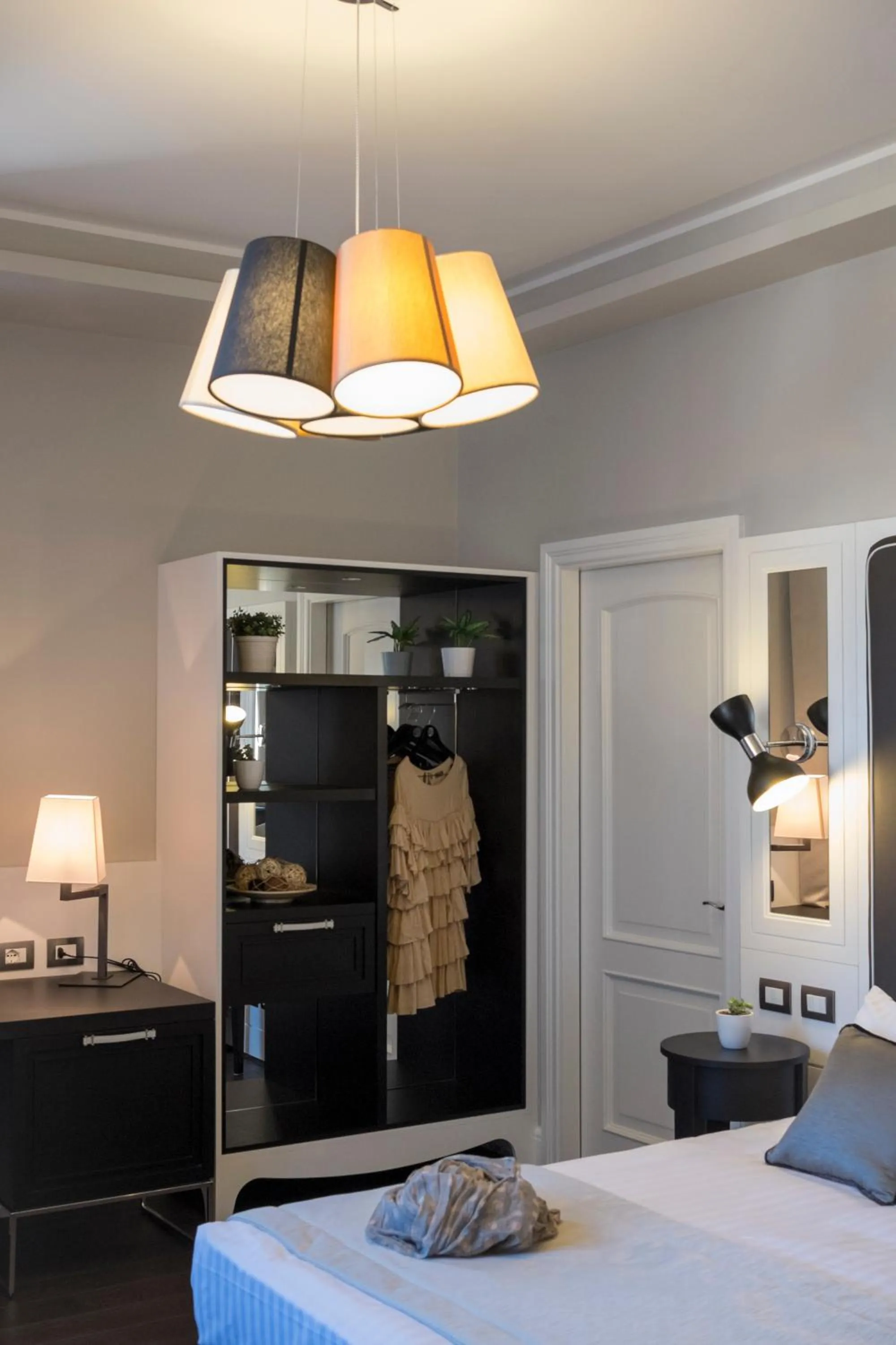 Bedroom, Bed in Hotel Grande Italia