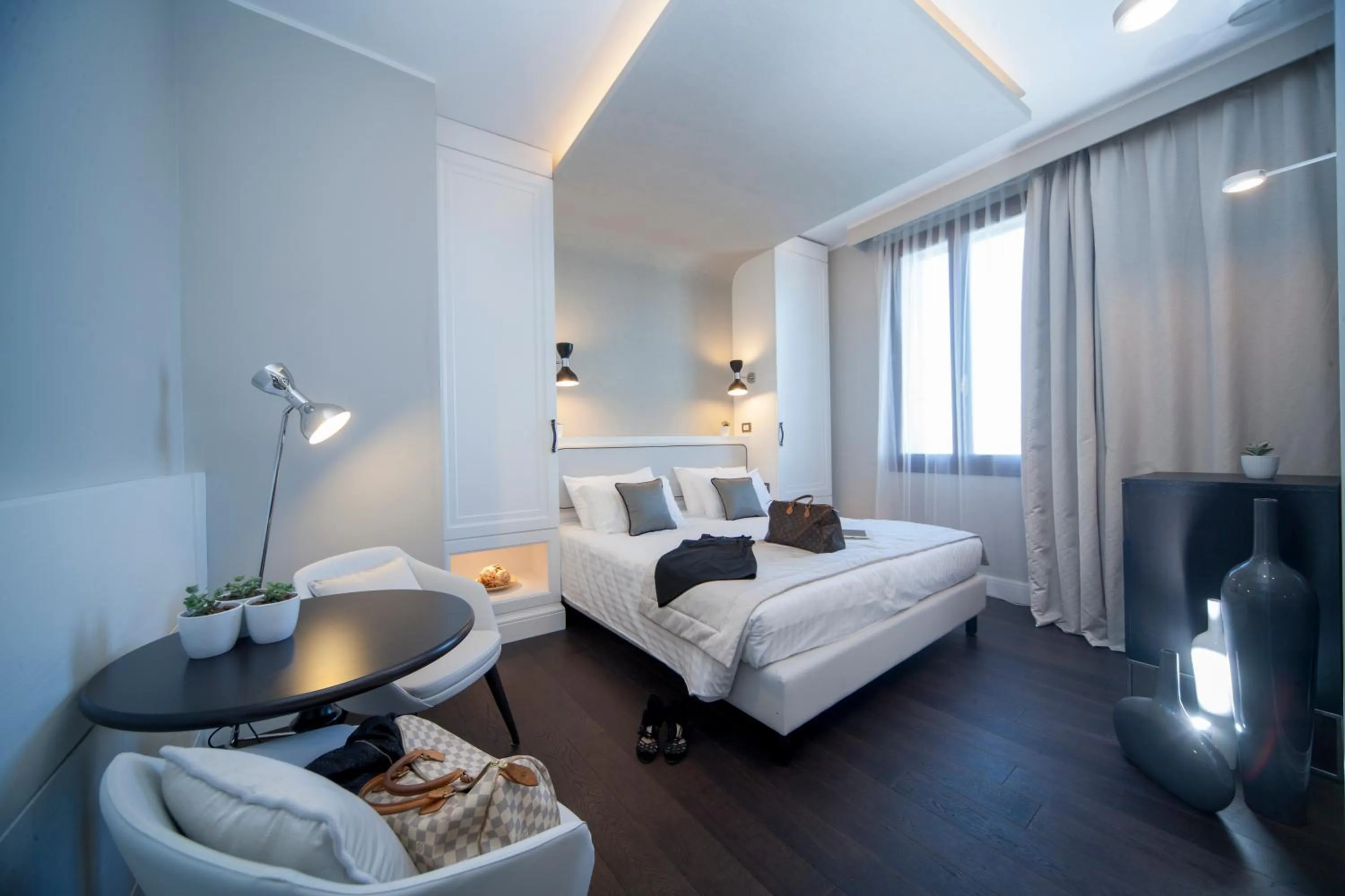 Bed in Hotel Grande Italia