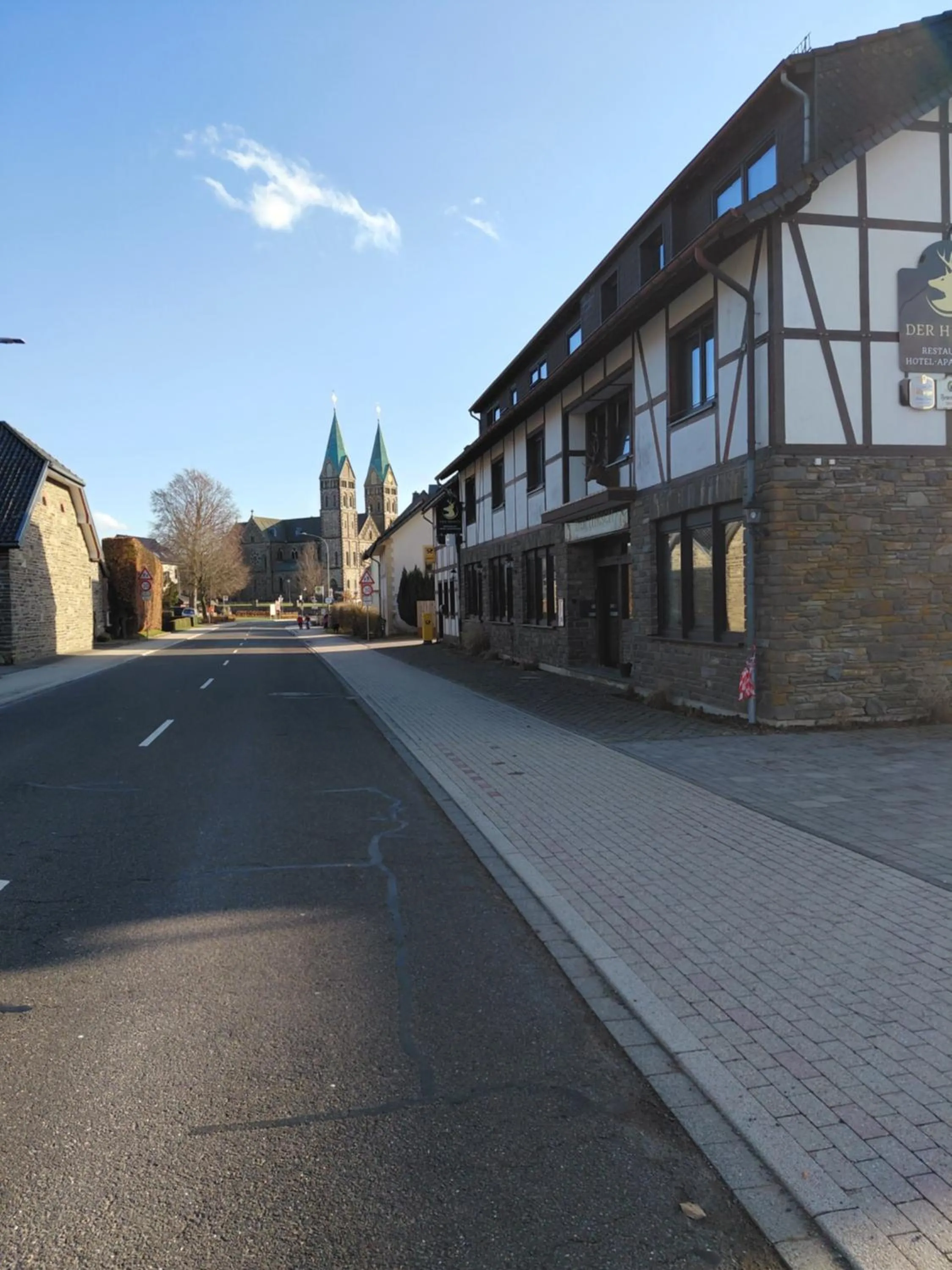 Property building in DER Hirsch Hotel